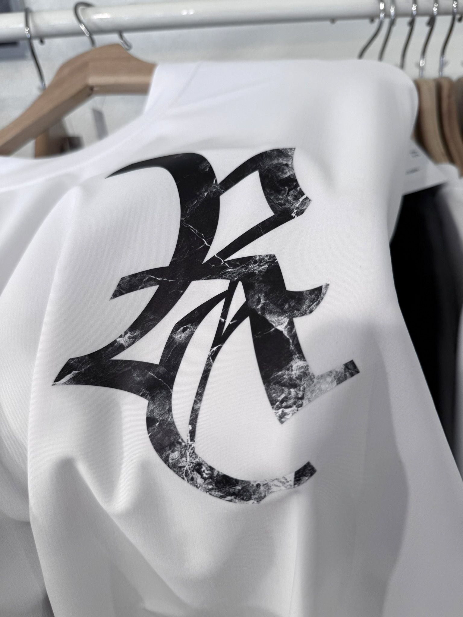 RC RUSH OVER T / RC40-T-009 / RCロゴラッシュガードビッグTシャツ / ホワイト×ブラック (6月上旬入荷予定)