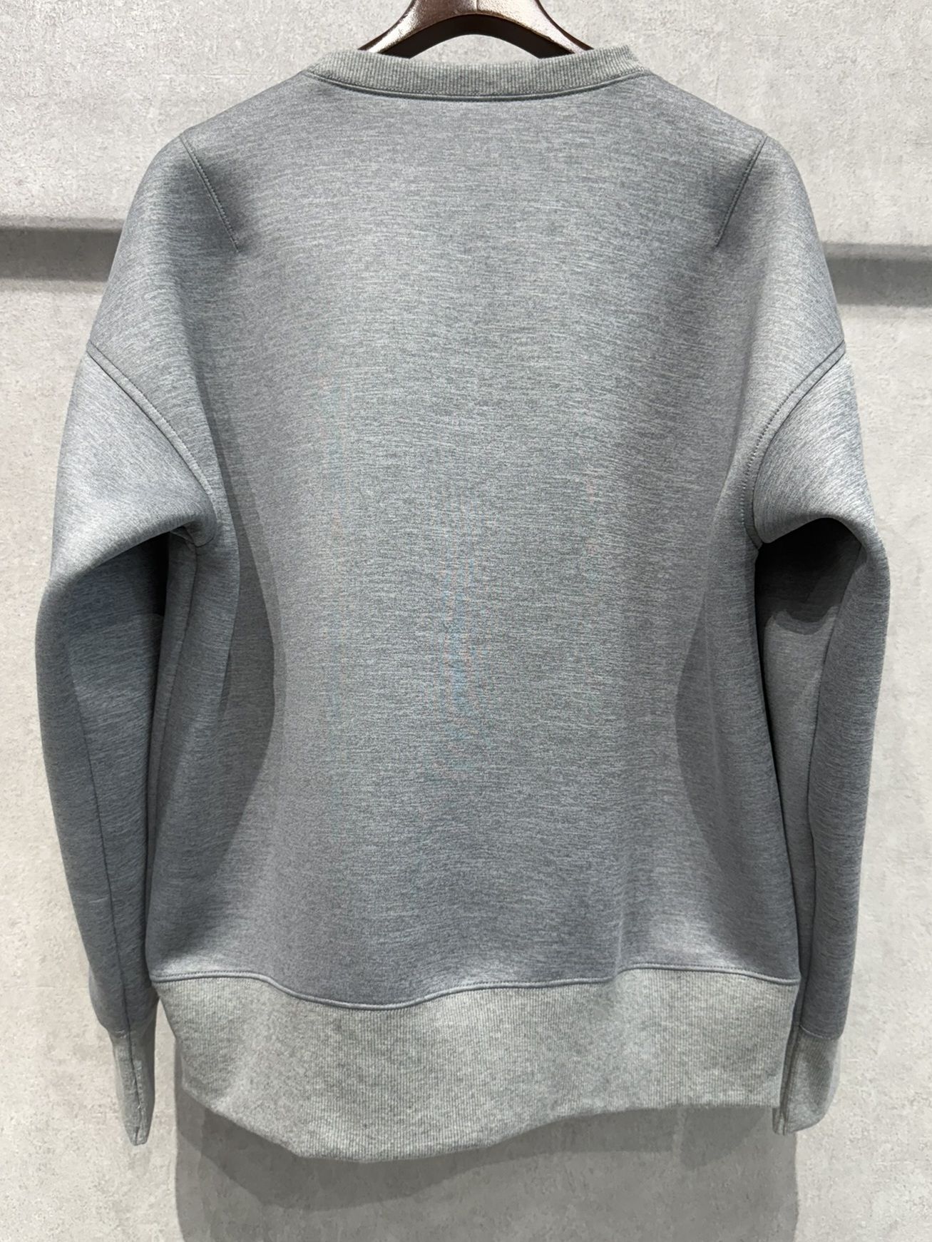 HD DROP TRAINER / RC37-C-004 / ダンボールニット 無地トレーナー / グレー