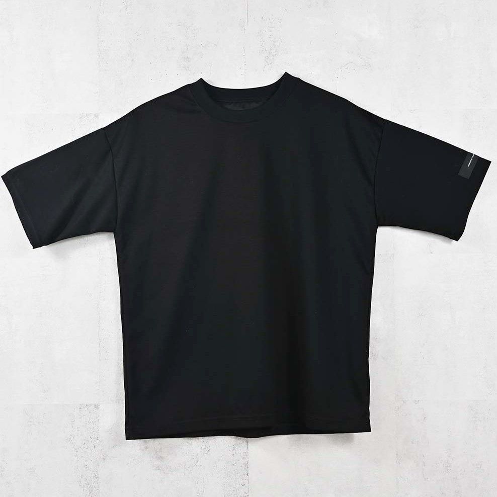 REV MESH OVER TEE / RC40-T-004 / メッシュビッグTシャツ / ブラック (6月中旬入荷予定)