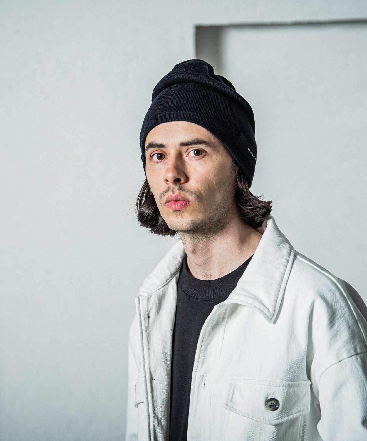 LINEN KNIT CAP / RC37-CAP-004 / コットンリネンニットキャップ / ブラックタグ