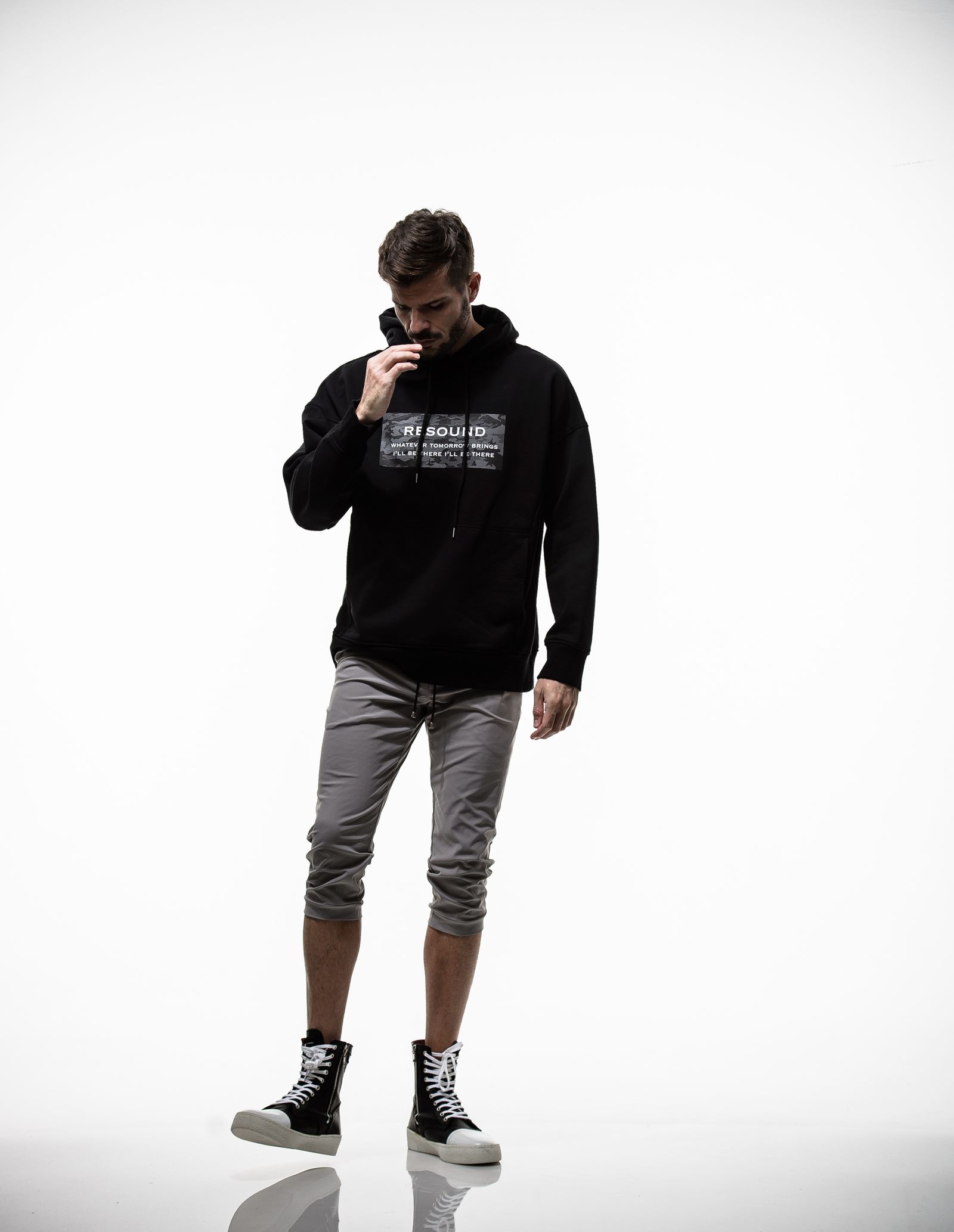 CAMOUFLAGE BOX ROGO LOOSE HOODIE / RC19-C-002 / ボックスロゴパーカー
