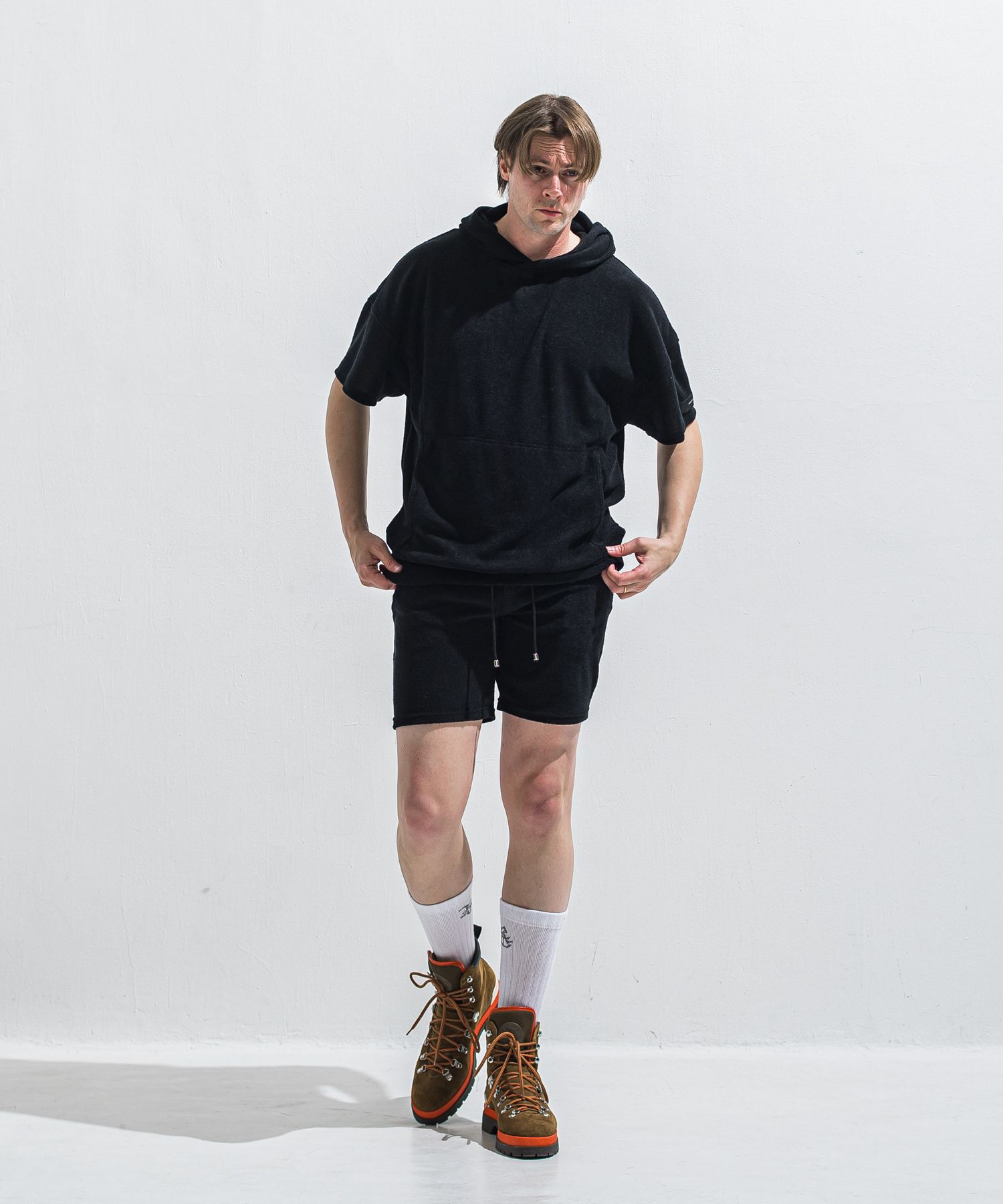 VINTAGE PILE SHORTS / RC40-HP-001 / パイルショーツ / ブラック (5月中旬入荷予定)