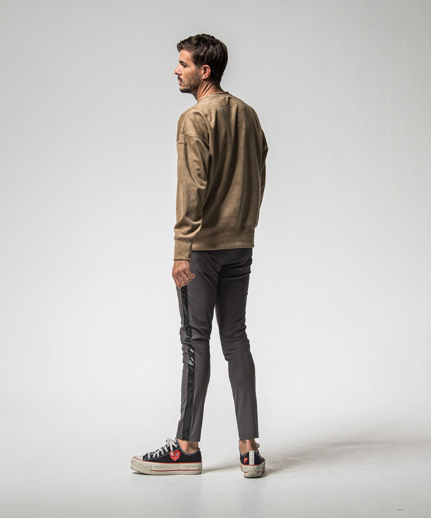 SUEDE DROP TRAINER / RC38-C-005 / スエードトレーナー / ブラウン (1月上旬入荷予定)