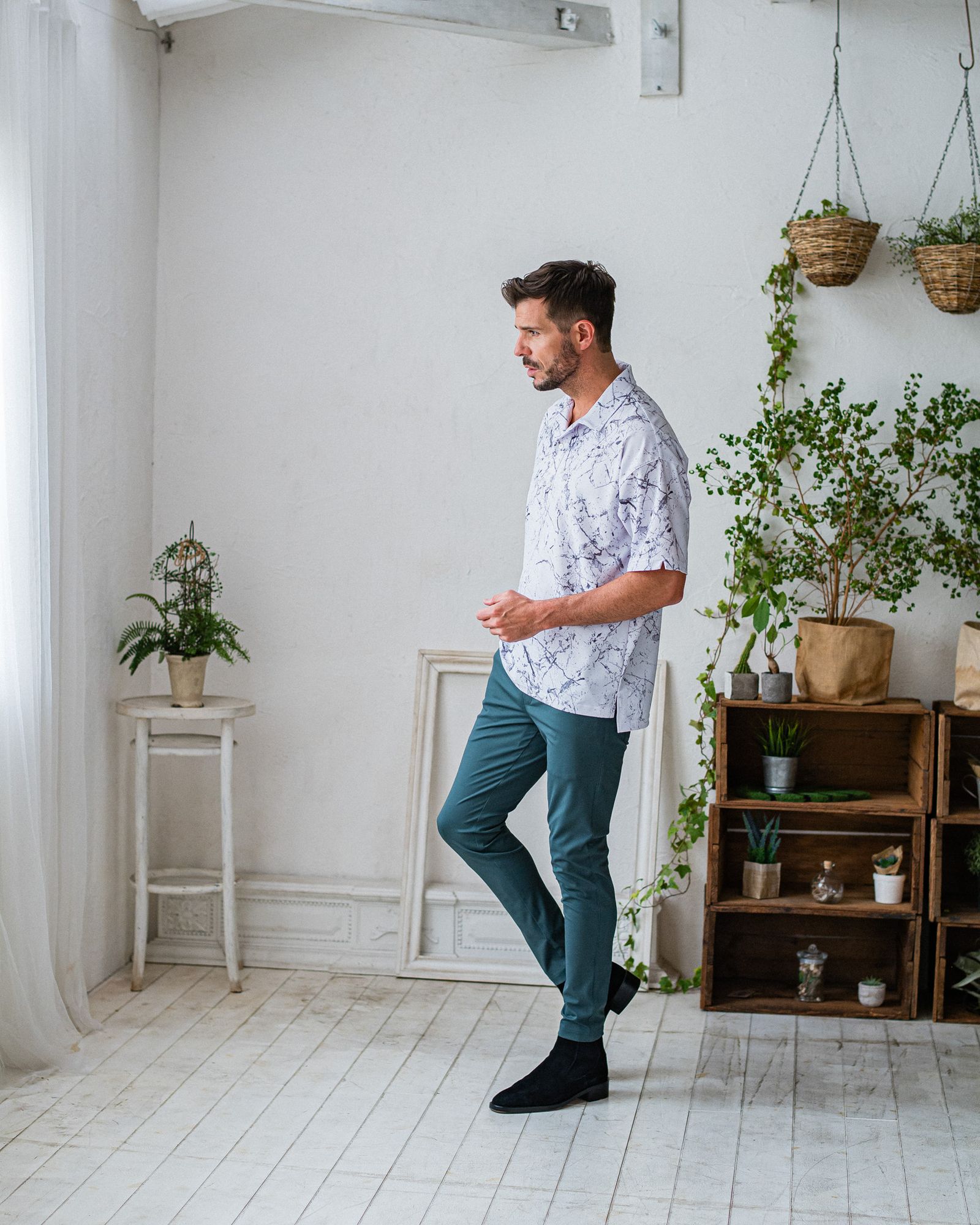 CHRIS EASY PANTS / RC32-ST-016 / イージーパンツ / カーキ