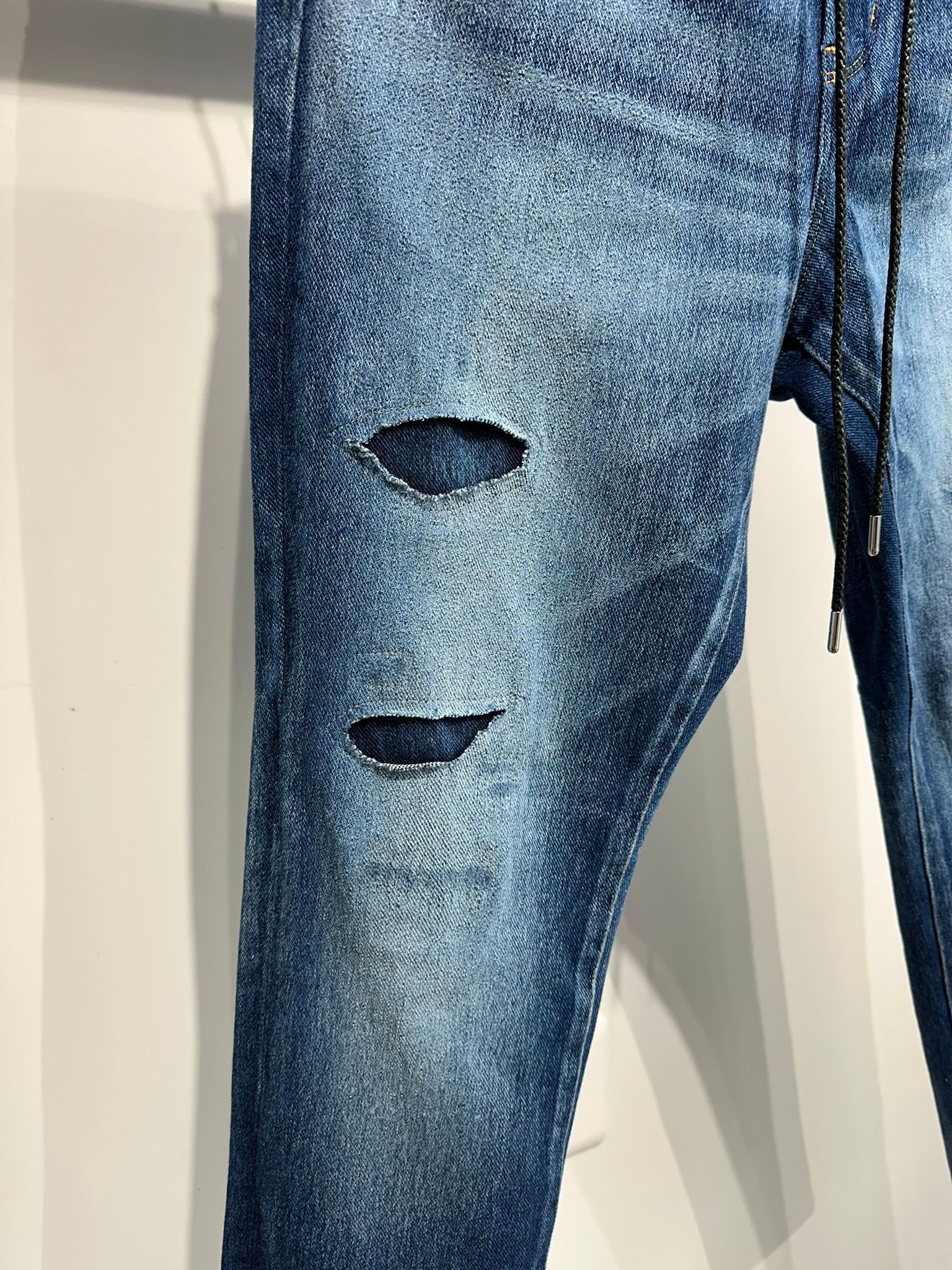 MICK DENIM JERSEY / RC38-ST-020 / デニムジャージテーパードパンツ / インディゴユーズド (12月上旬入荷予定)
