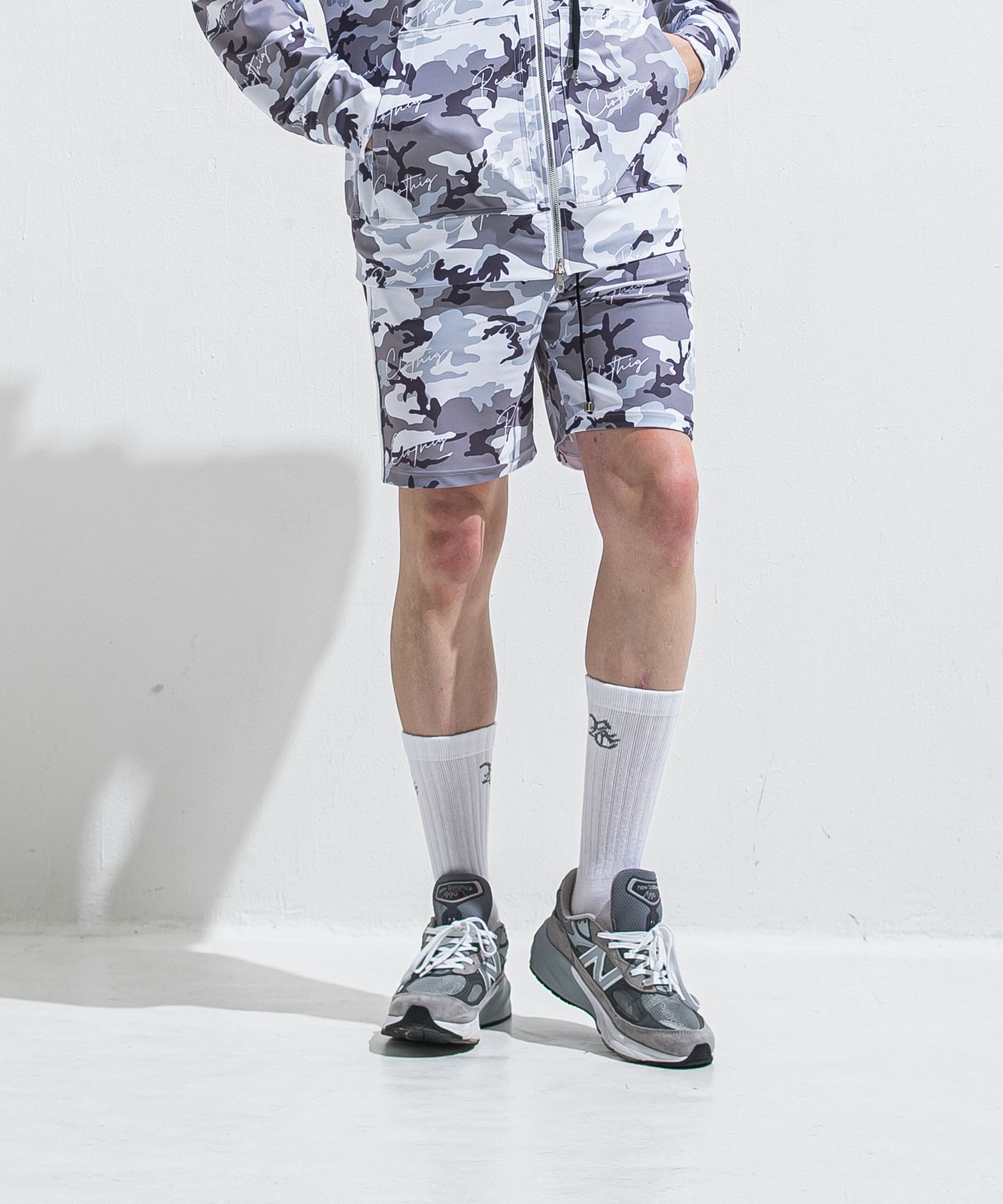 RUSH SHORTS / RC40-HP-002 / ラッシュガードショーツ / カモフラブラック (5月下旬入荷予定)