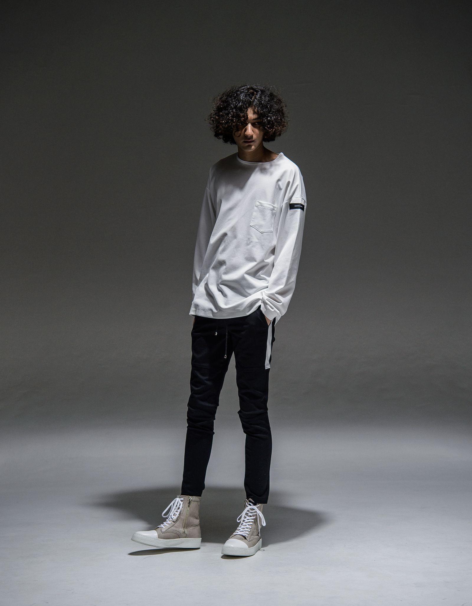 DOUBLE LOOSE POCKET LONG TEE / RC21-T-003 / ロングスリーブTシャツ