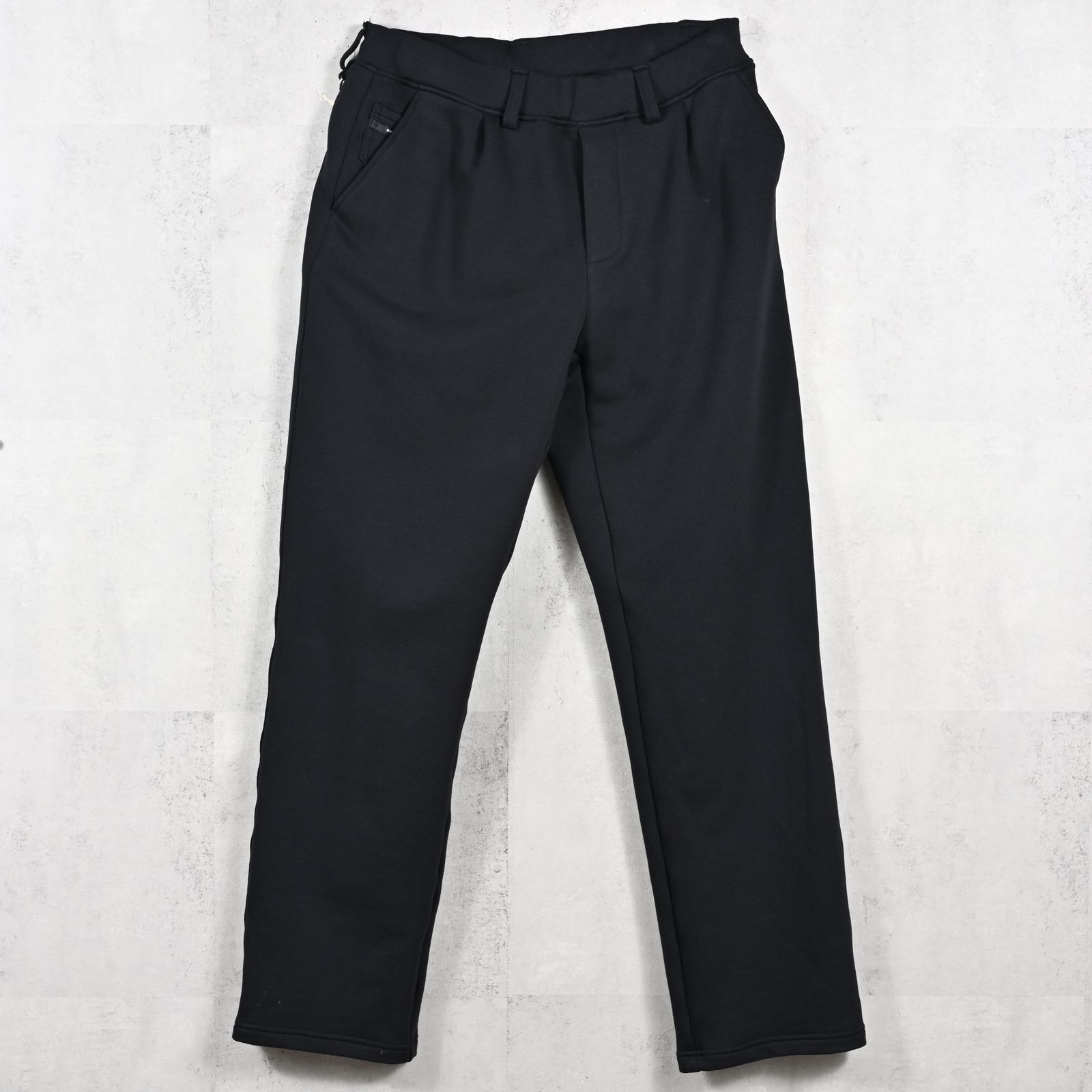 HF URAKE WIDE TUCK PANTS / RC39-ST-016WT / 高機能スウェットワイドタックパンツ / ブラック (1月中旬入荷予定)