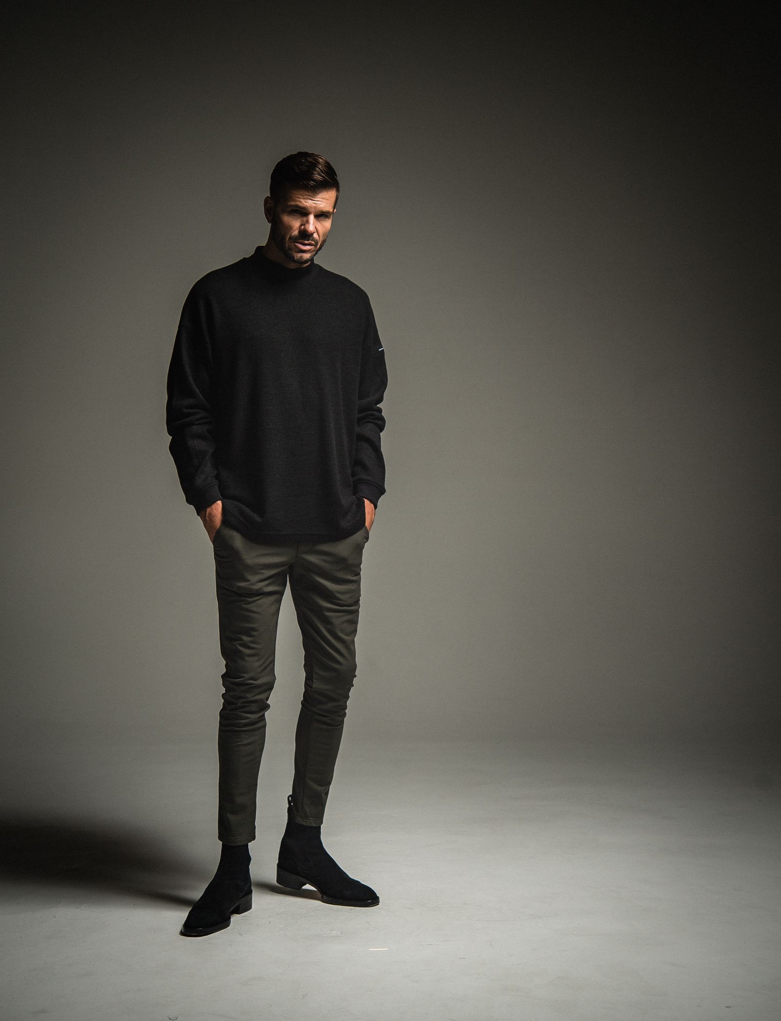 MOCKNECK OVER KNIT / RC22-K-001 / モックネックニット