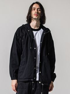 COACH HOODIE / RC39-JK-005 / コーチパーカー / ブラック (2月中旬入荷予定)