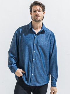 RUSH JACK SHIRTS / RC40-SH-001 / オーバーサイズラッシュガードシャツ / ダークインディゴ (5月中旬入荷予定)
