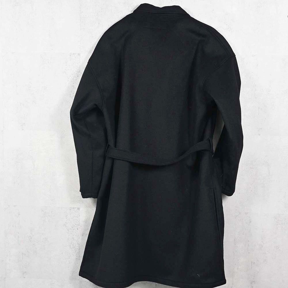 GOWN OVER COAT / RC38-JK-004 / オーバーサイズガウンコート / ブラック (11月上旬入荷予定)