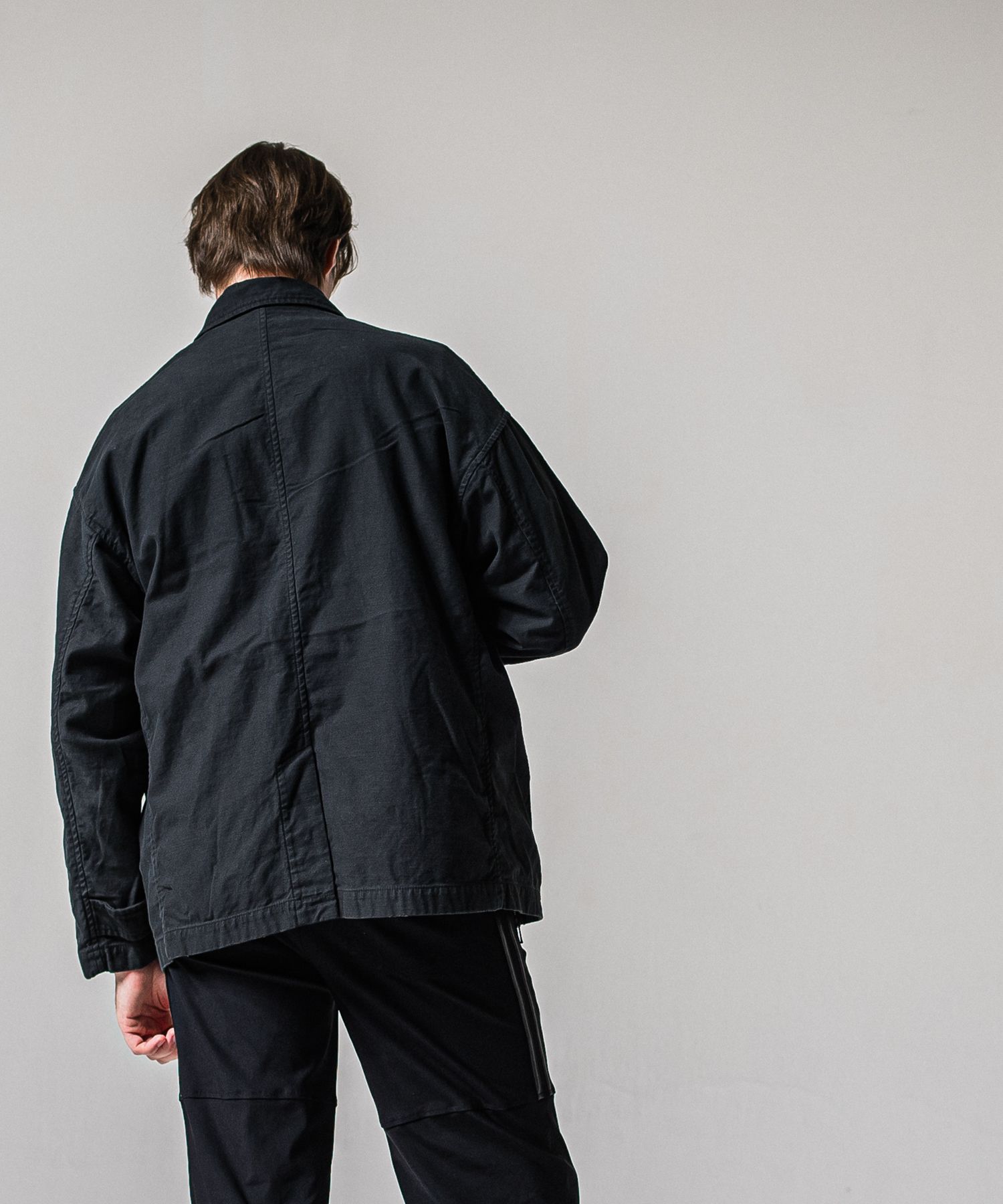 MV OVER PCOAT / RC39-JK-006 / ミリタリーピーコートジャケット / ブラック (2月上旬入荷予定)