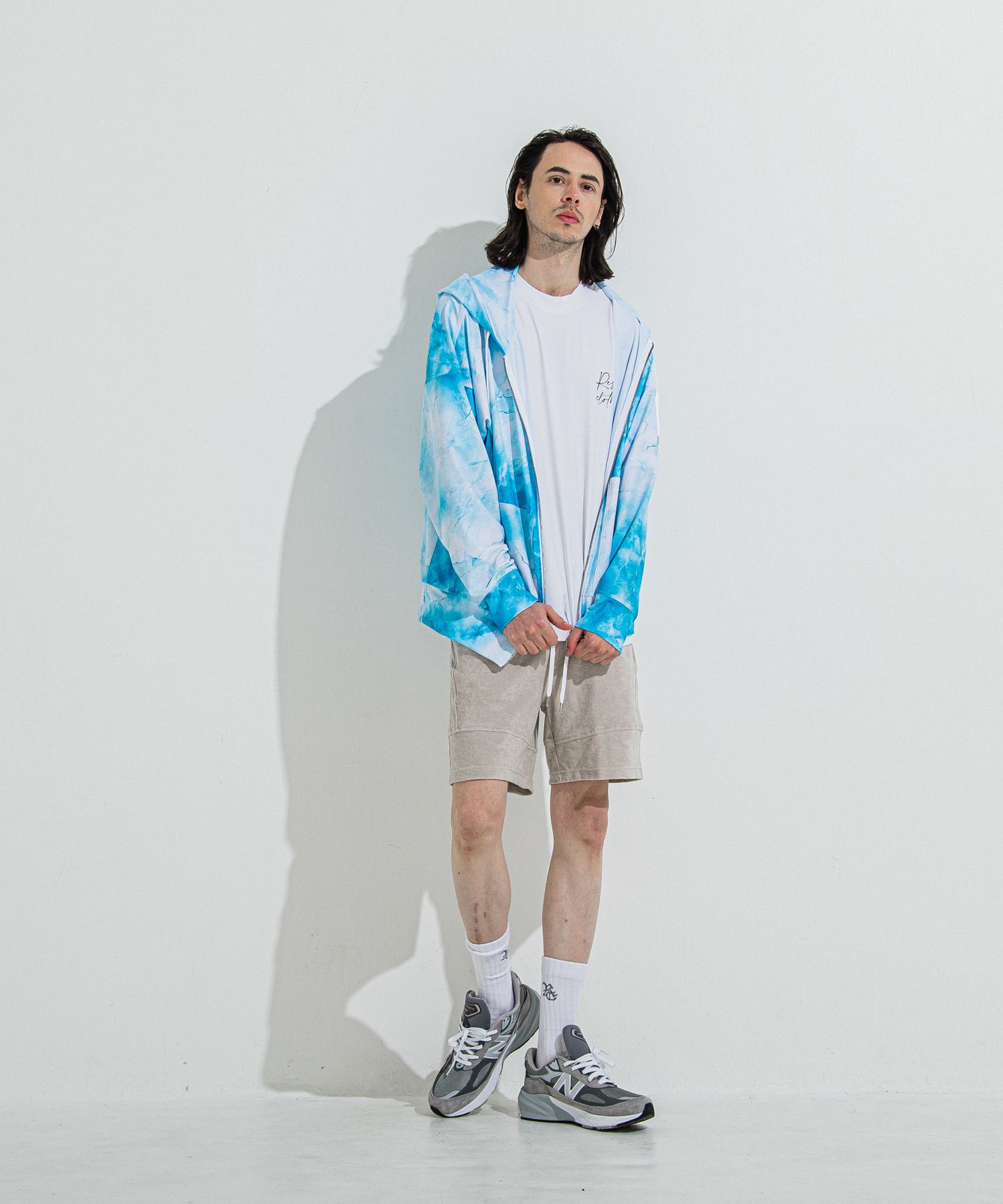 ID RUSH OVER T / RC36-T-011 / バックロゴラッシュガードビッグTシャツ / ホワイト