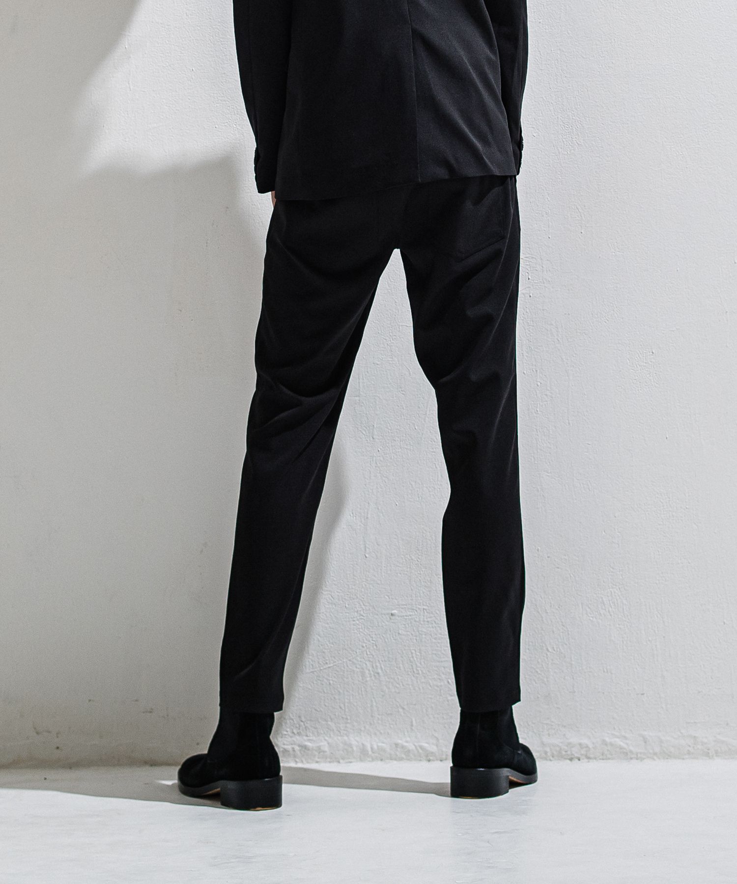 GAVIRIA SLACKS EASY PANTS / DP1-ST-001 / スラックスイージーパンツ / ブラック (3月中旬入荷予定)