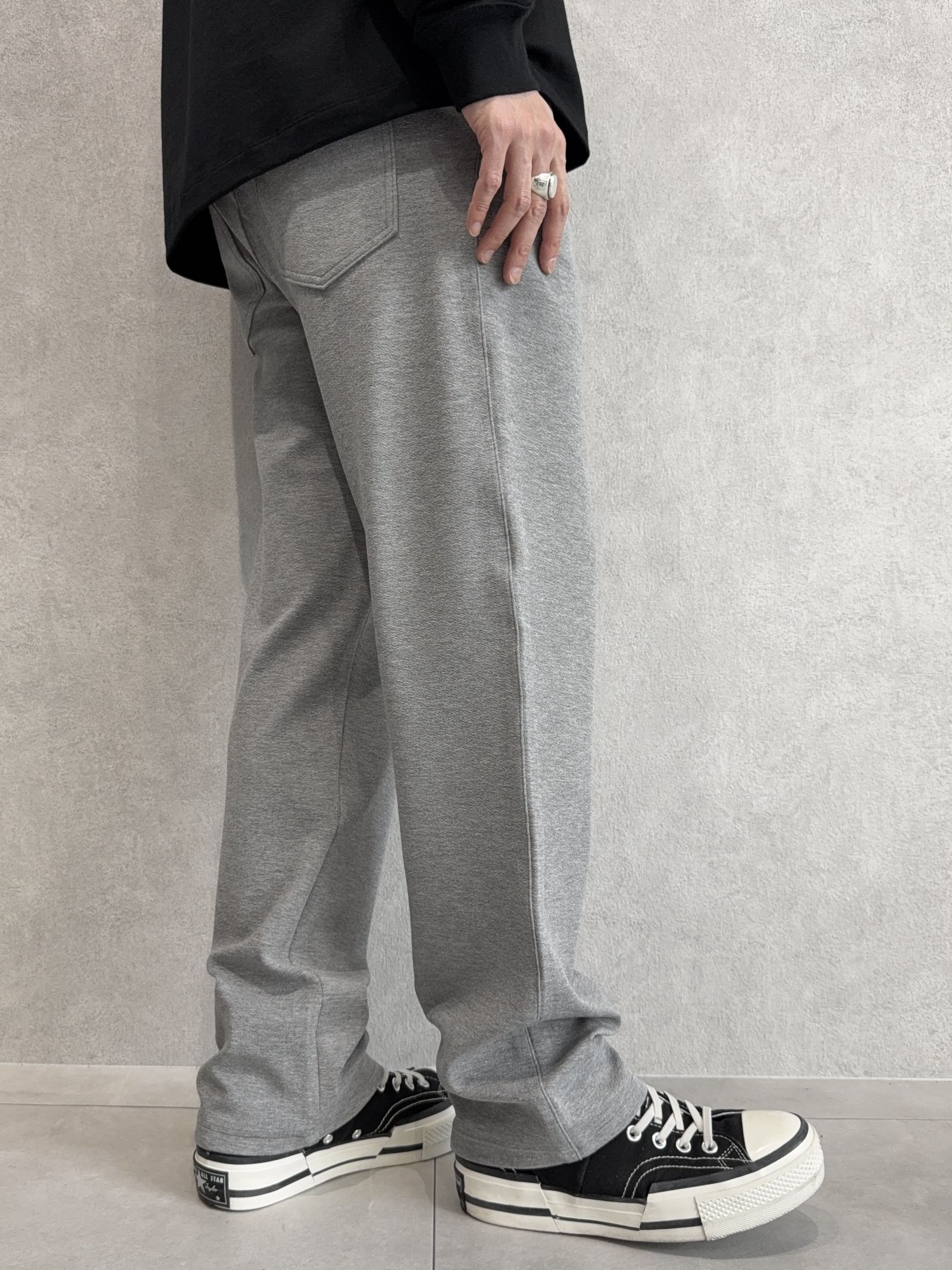 CHRIS EASY WIDE TUCK PANTS / RC41-ST-016WT / セミワイドタックパンツ / ブリスターグレー