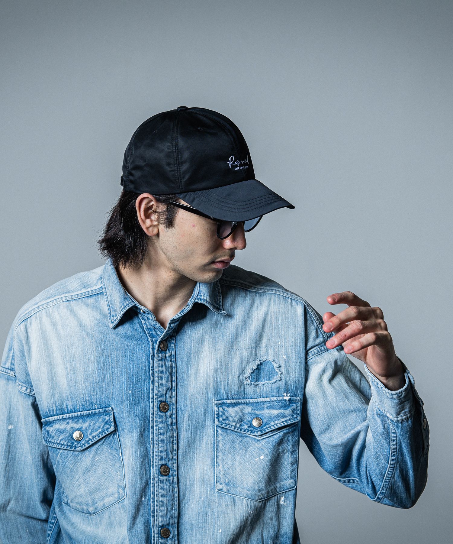 LOW CAP / RC33-CAP-002 / ローキャップ / ナイロンブラック