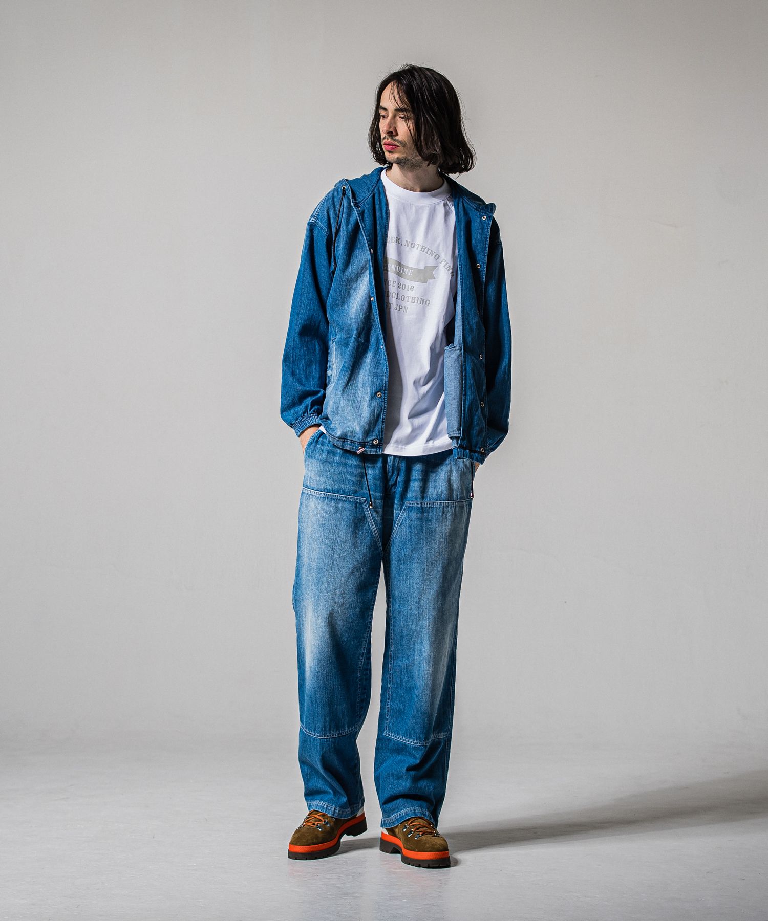 COACH HOODIE / RC39-JK-005 / コーチパーカー / インディゴ (2月中旬入荷予定)