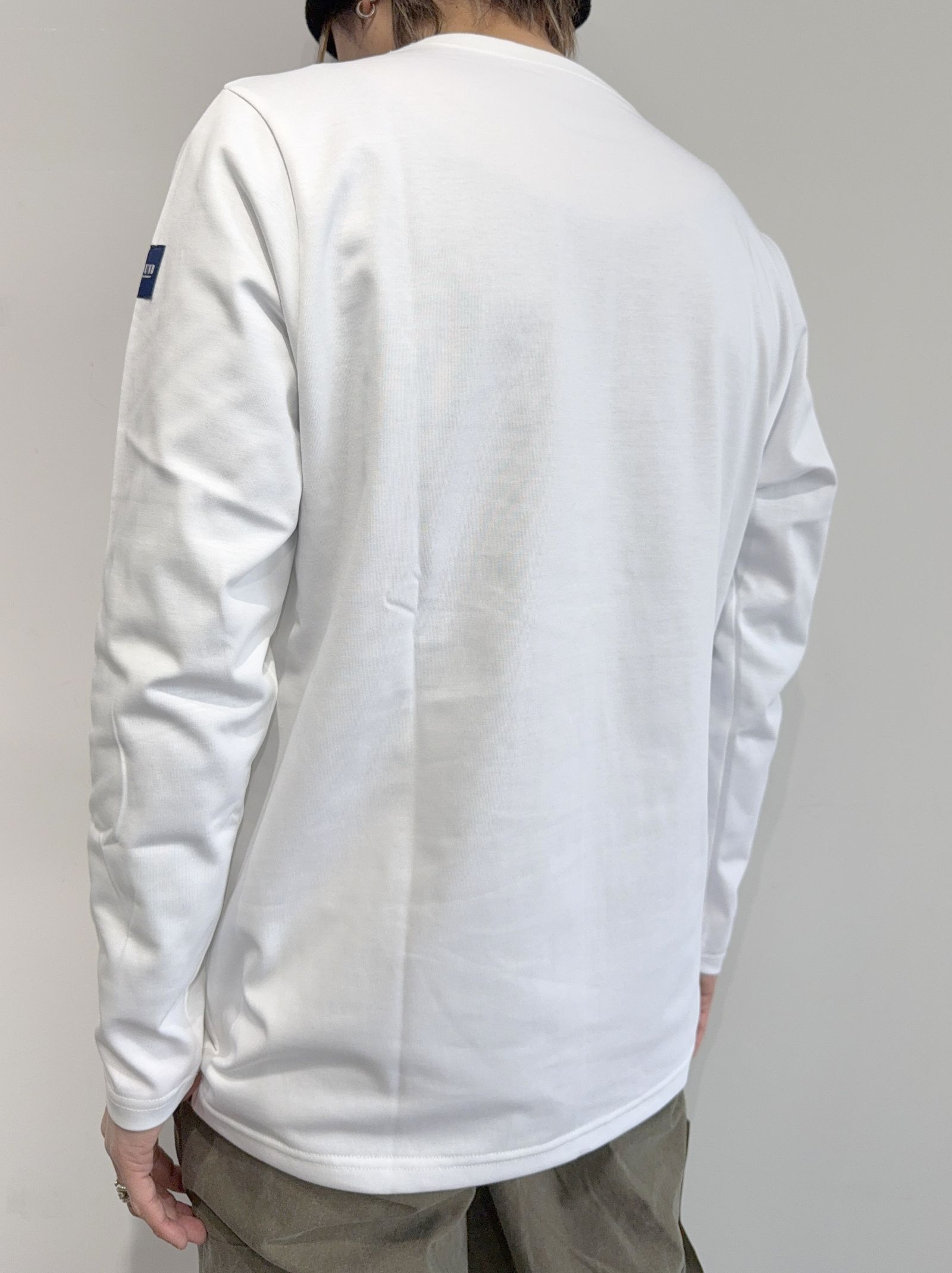 NSNF LONGSLEEVE TEE / RC35-T-009 / メッセージロゴ長袖Tシャツ / ホワイト