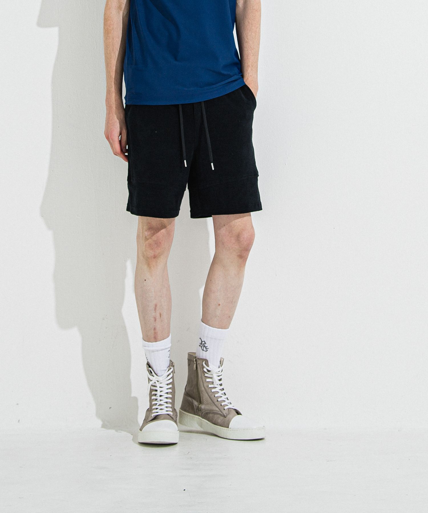 TYLER PILE SHORTS / RC36-HP-001 / パイルラインショーツ / ブラック