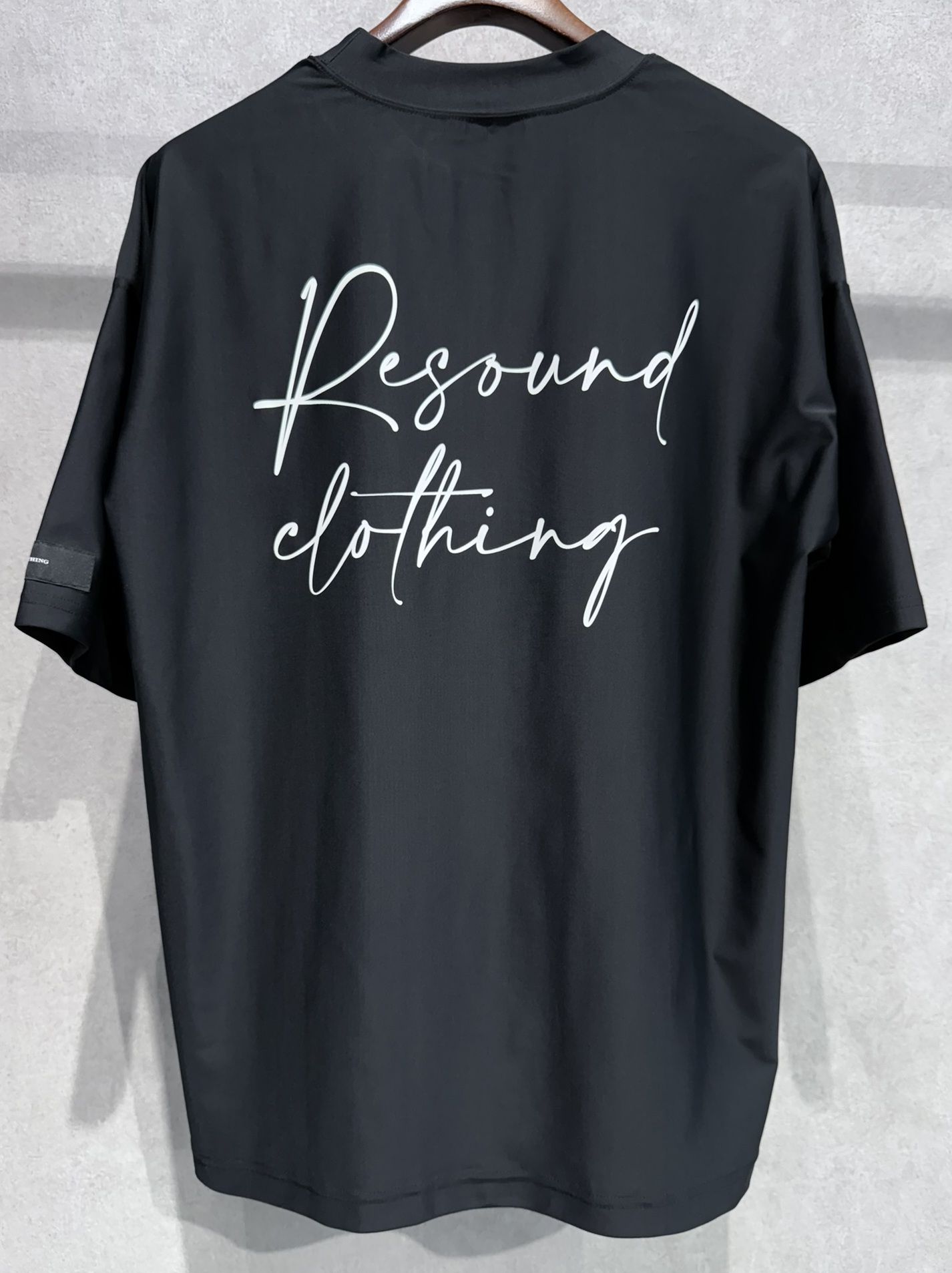 ID RUSH OVER T / RC36-T-011 / バックロゴラッシュガードビッグTシャツ / ブラック