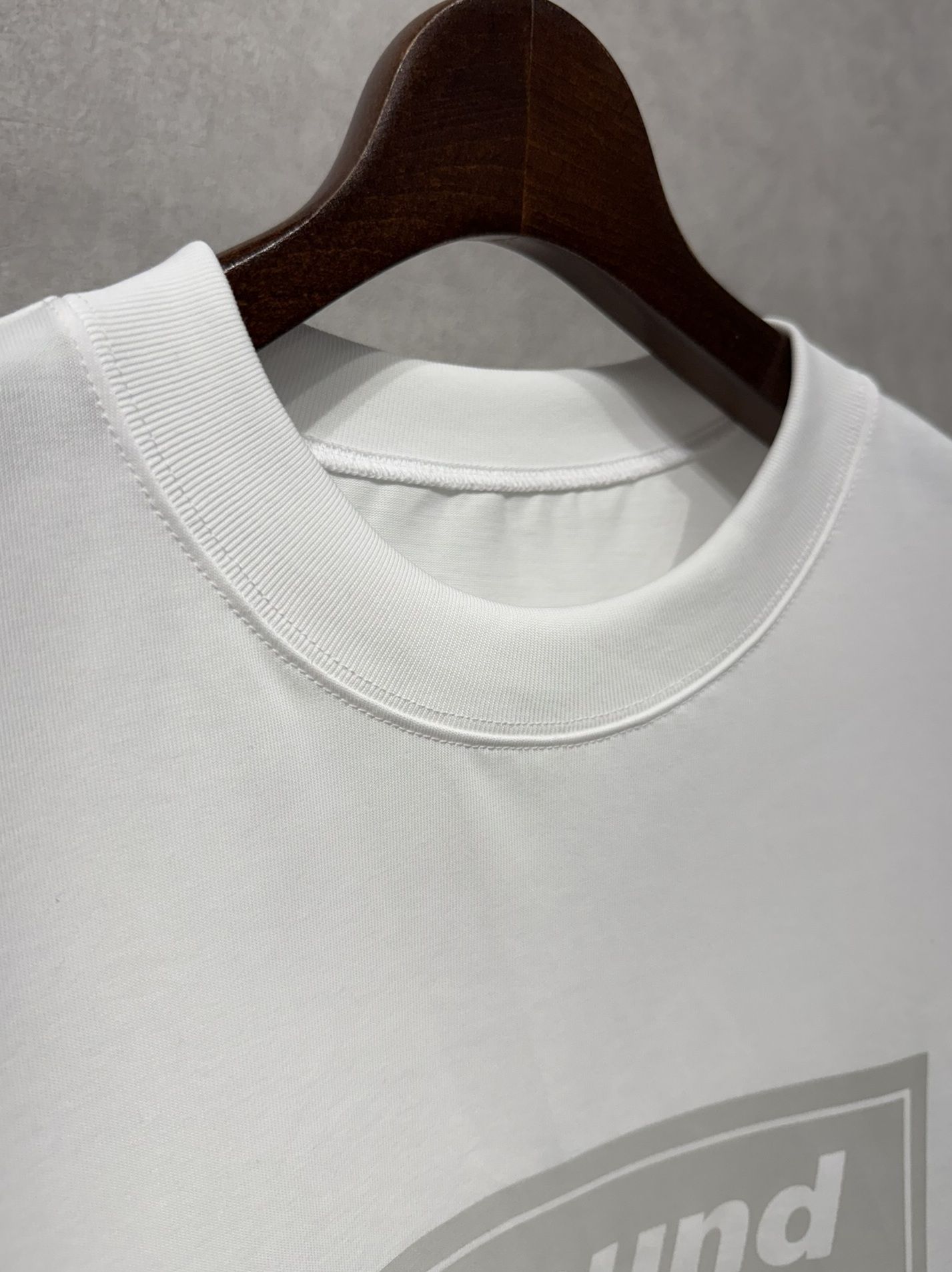 BOX OVER TEE / RC40-T-007 / ボックスロゴビッグTシャツ / ホワイト×グレー