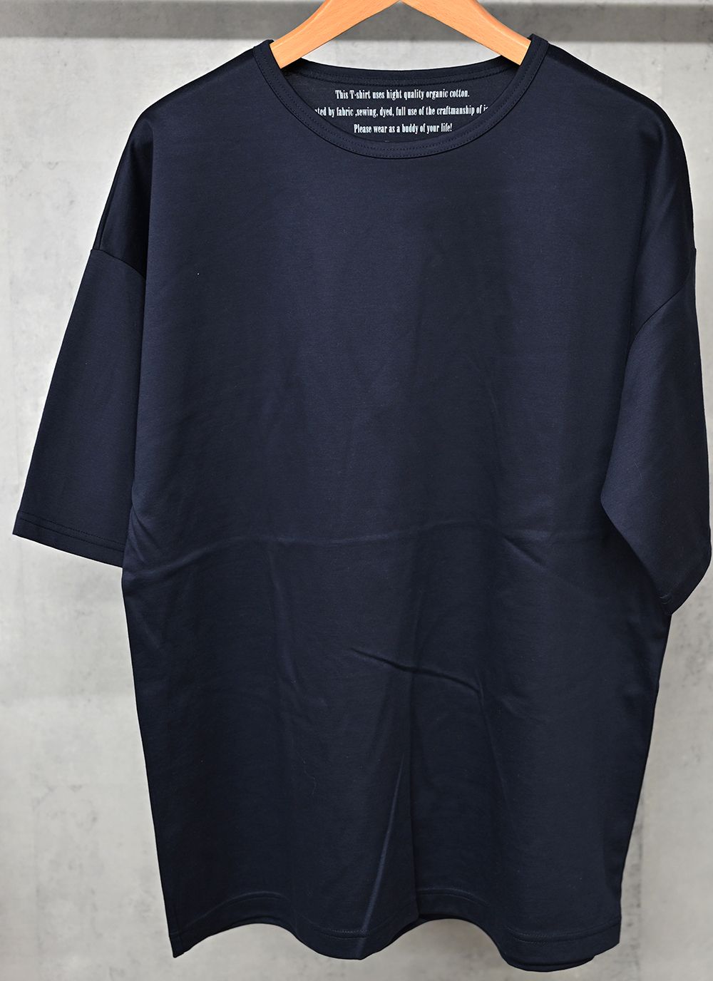 FINEST BASIC LOOSE T / RC35-T-007 / 最高品質コットンビッグTシャツ / ネイビー
