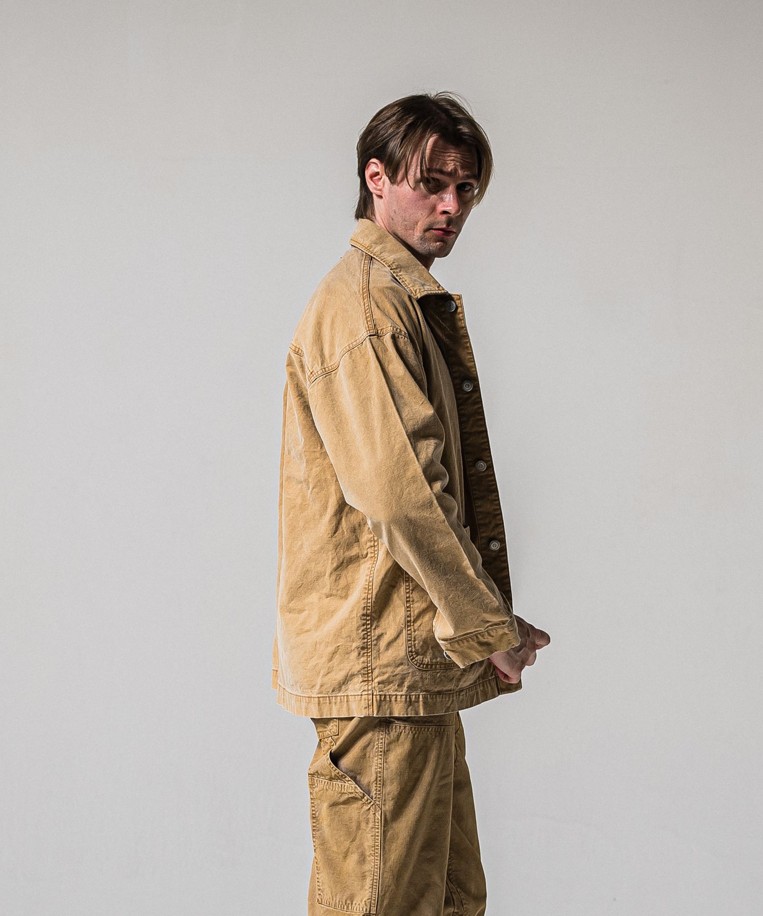 RC CAVER ALL / RC39-JK-004 / デニムカバーオール / ダックブラウン (3月中旬入荷予定)