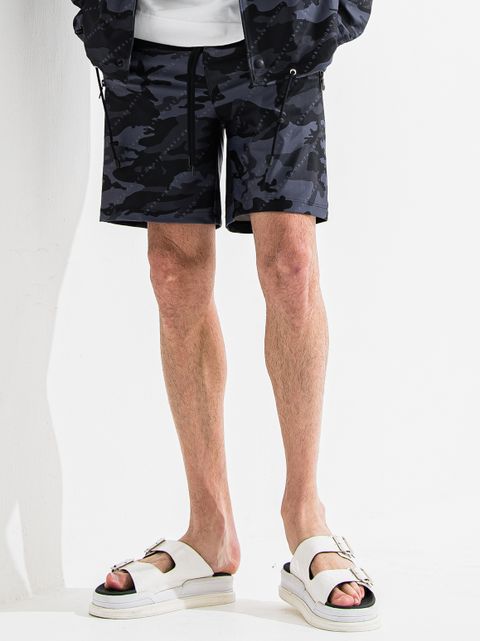 RUSH SHORTS / OR2-HP-002  / ラッシュガードハーフパンツ / ブラックカモフラ (6月中旬入荷予定)