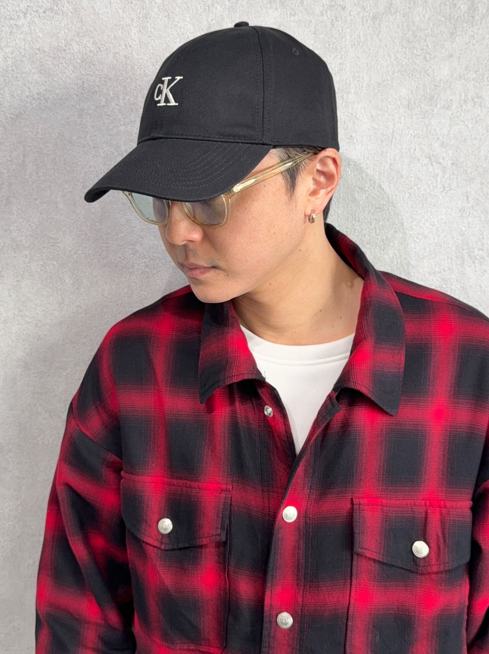 6パネルスモールモノグラムベースボールキャップ / 4G5002G / UB1(ブラック)