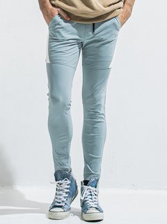 TYLER NYLON PANTS / RC40-ST-026 / レザーラインナイロンパンツ / アクア (5月中旬入荷予定)