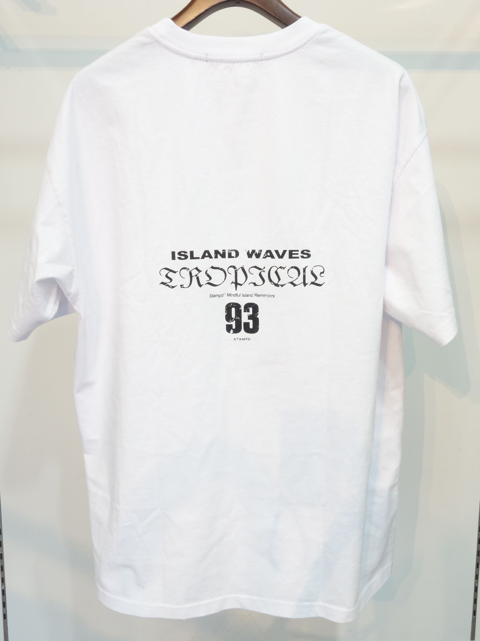 ISLAND WAVES RELAXED TEE / SLA-M2825TE / ビッグTシャツ