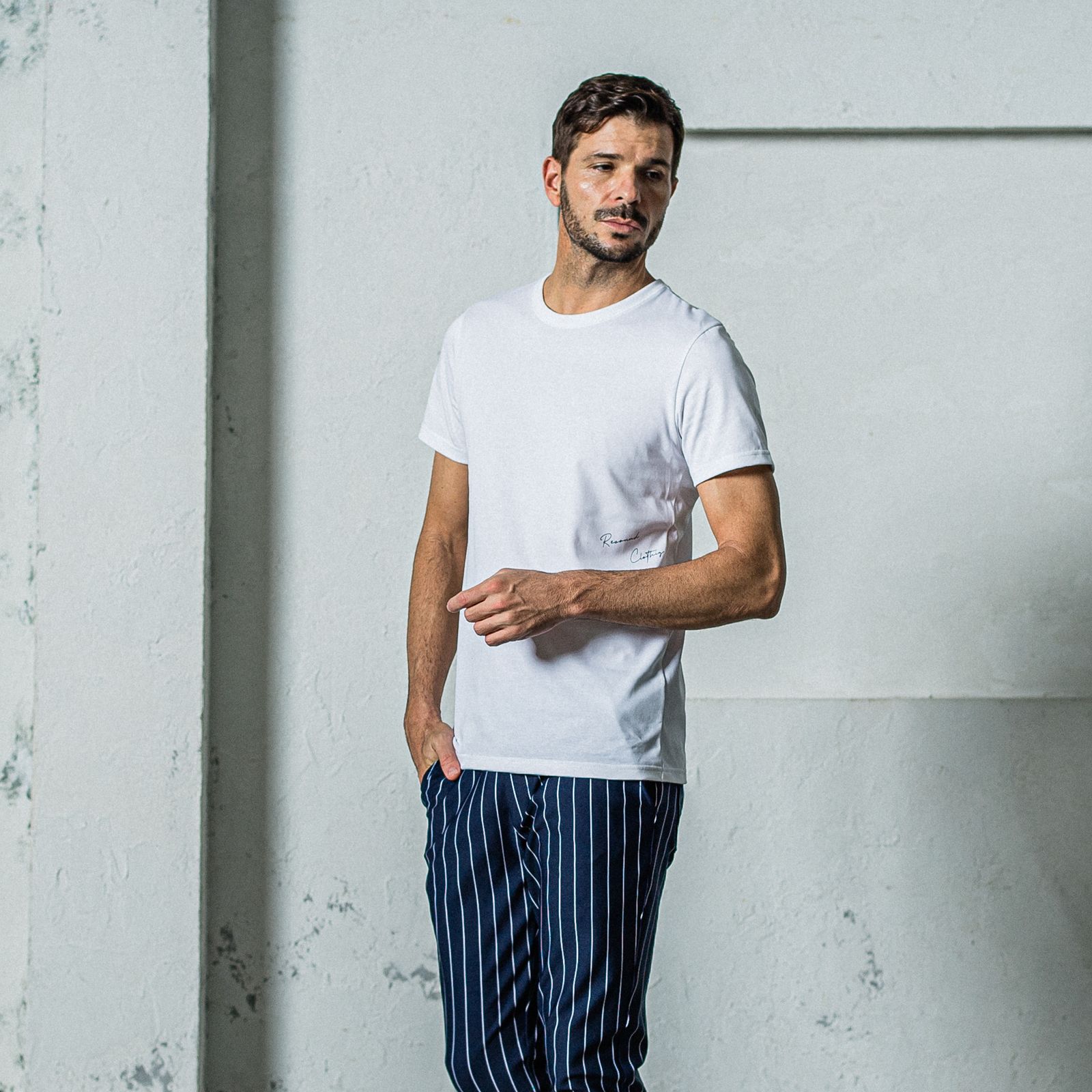 SIDE RC BASIC TEE / RC35-T-004 / サイドロゴジャストTシャツ / ホワイト