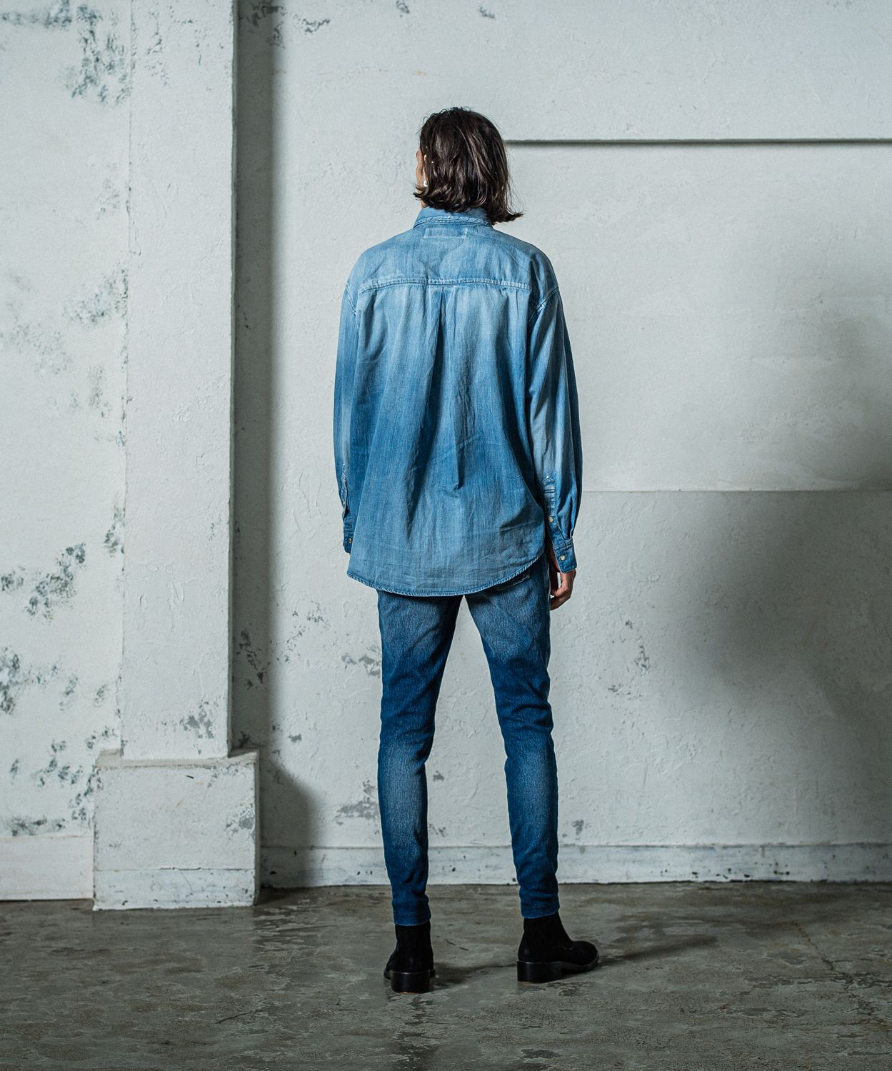 DENIM JACK SHIRTS / RC35-SH-001D / オーバーデニムシャツ / インディゴユーズド