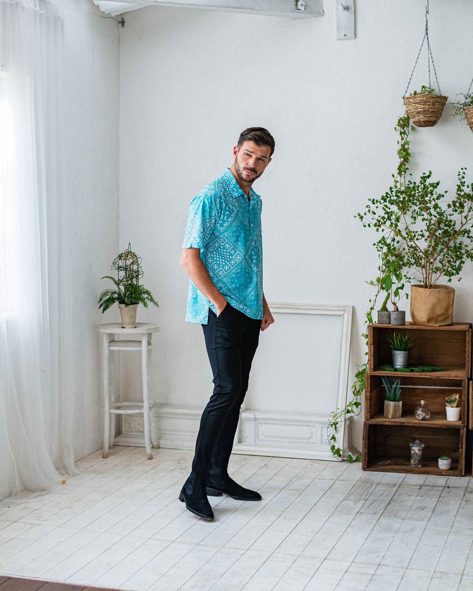 CHRIS EASY PANTS / RC32-ST-016 / イージーパンツ / ブラック