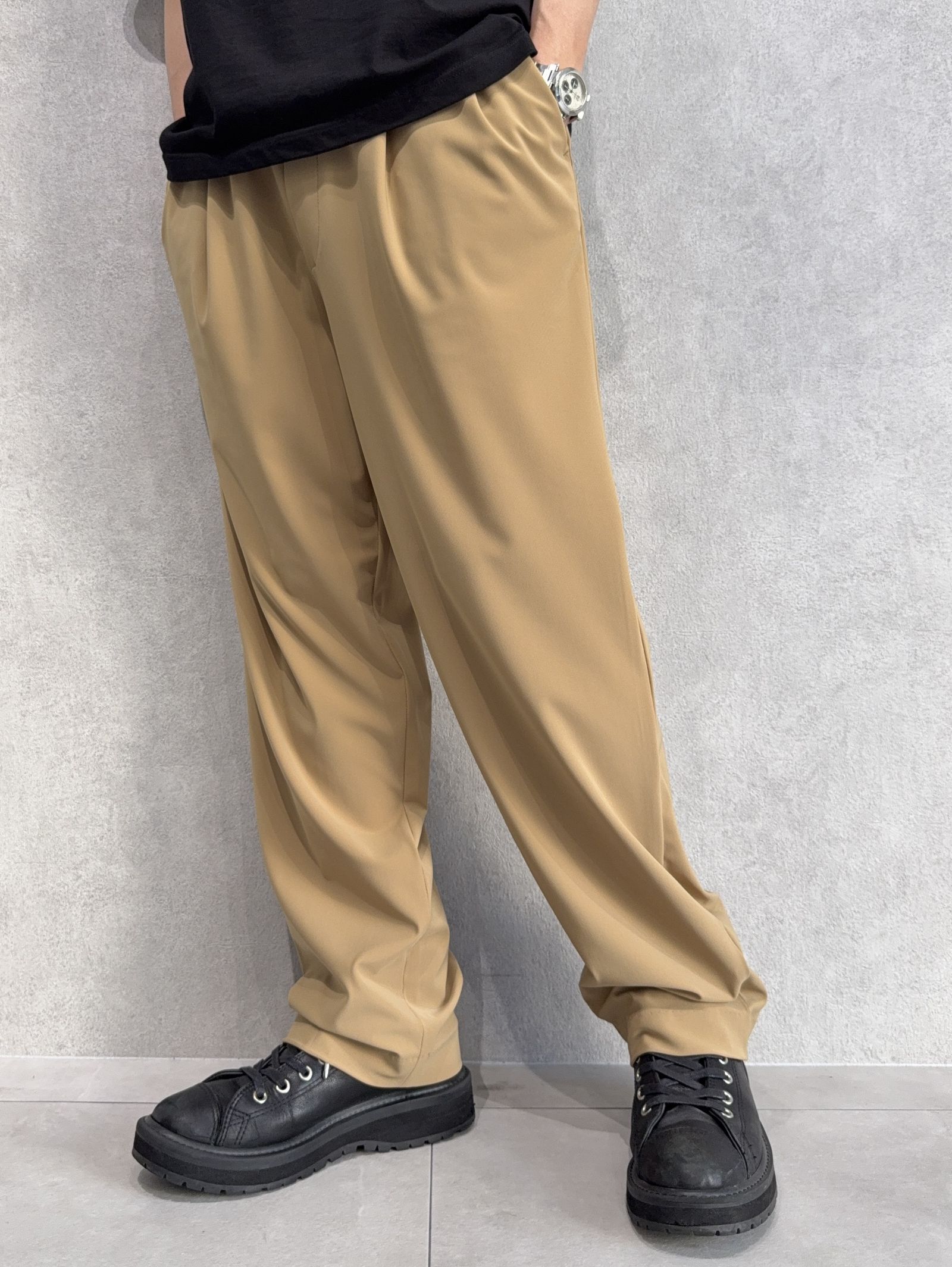 BEN PANTS / RC40-ST-038 / スーパーワイドパンツ / ブラウン