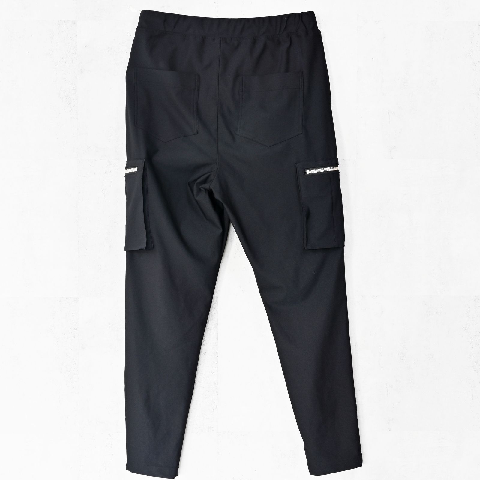 REX CARGO / RC42-ST-030 / ジップポケットイージーカーゴパンツ / ブラック (1月上旬入荷予定)