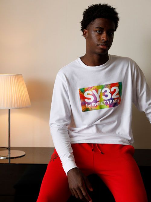 TIE DYE BOX LOGO L/S TEE / TNS1737J / ロングスリーブTシャツ
