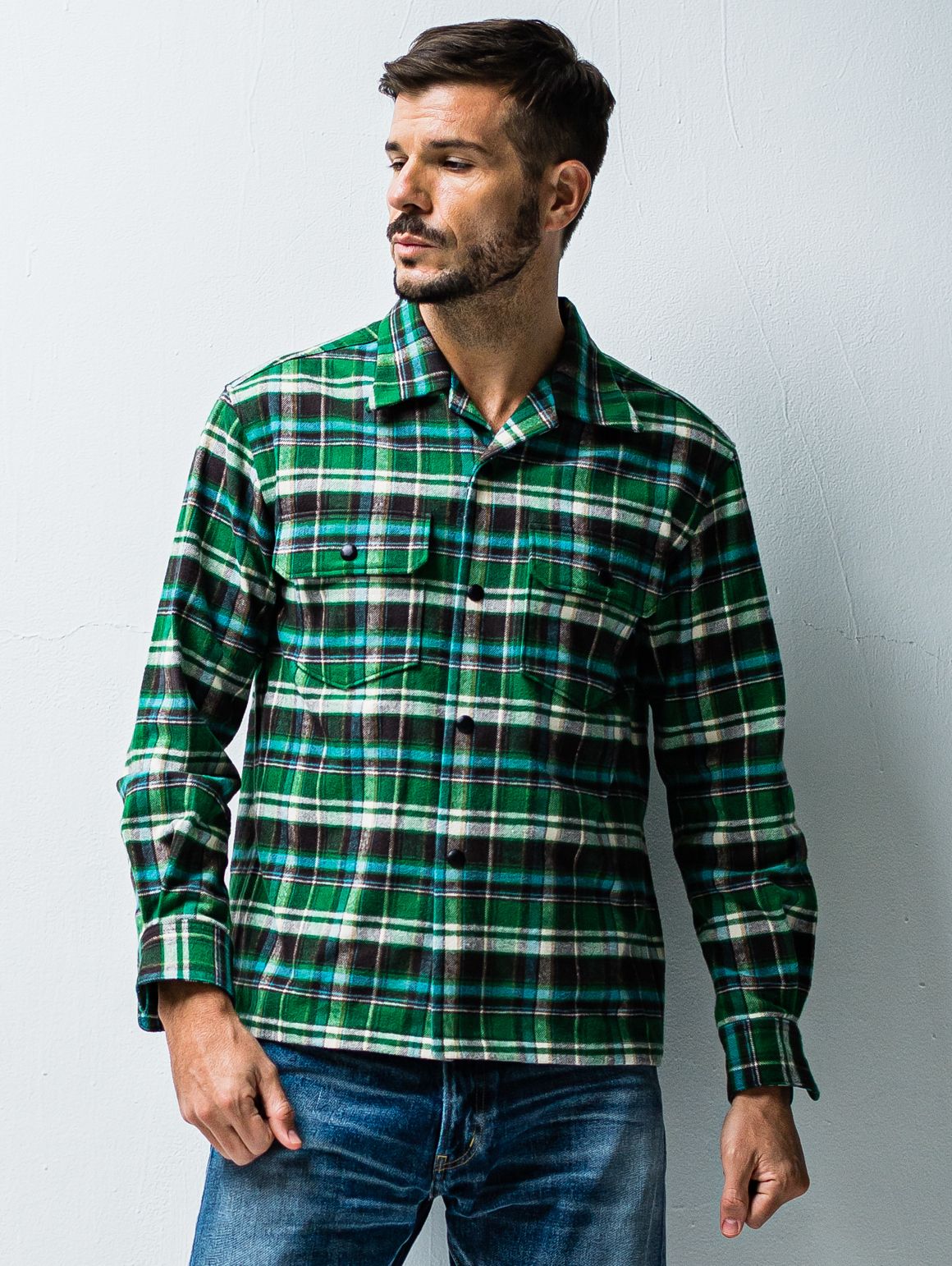 ORATA - HEAVY FLANNEL JK / OR1-SH-002 / チェックシャツジャケット