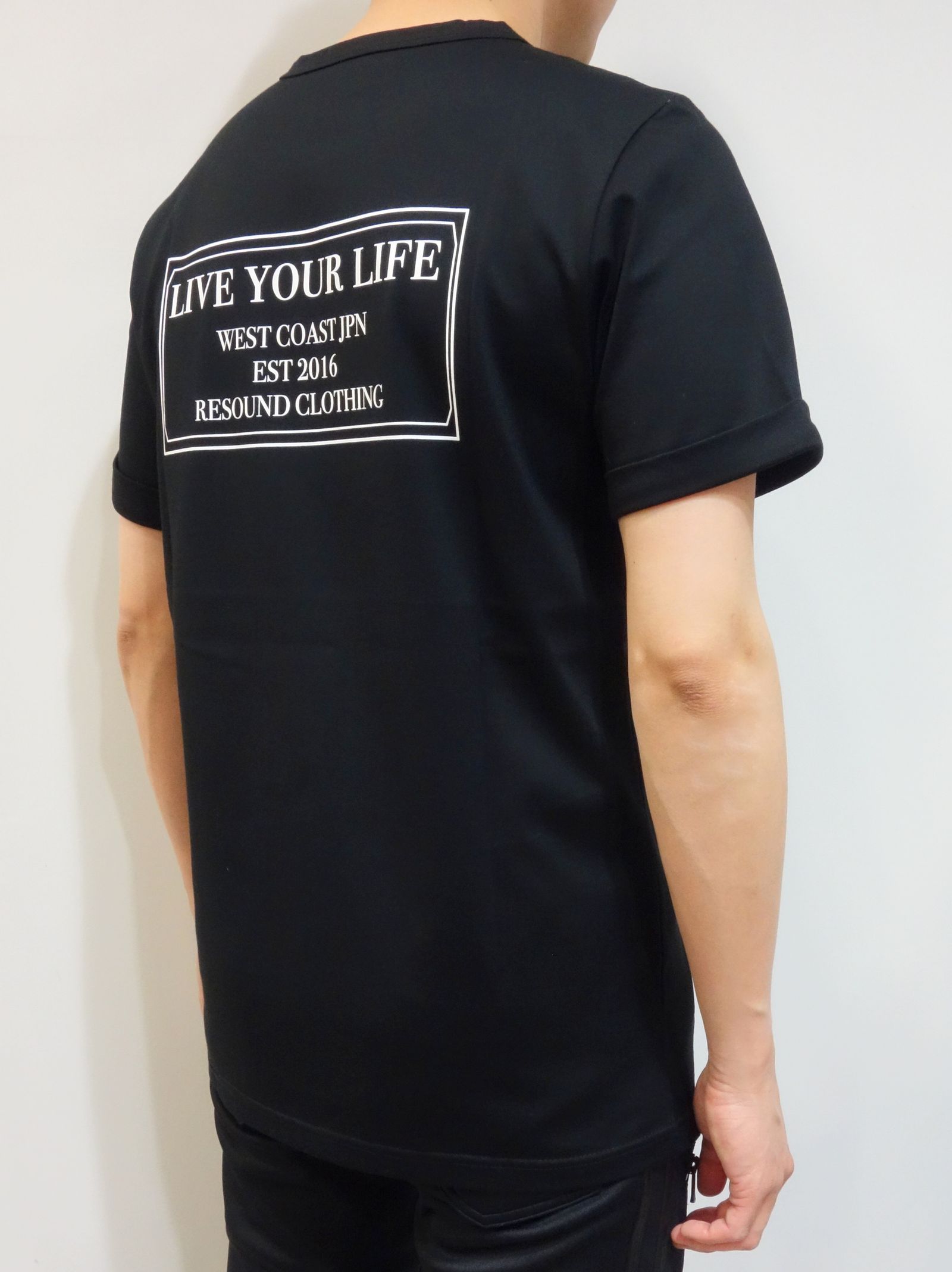 CREW ROLL UP JERSEY TEE / RC19-T-008 / プリントTシャツ ※