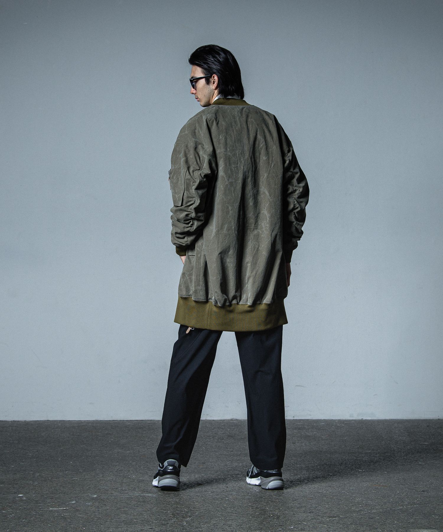 BEN PANTS / RC33-ST-038 / スーパーワイドパンツ / ブラック