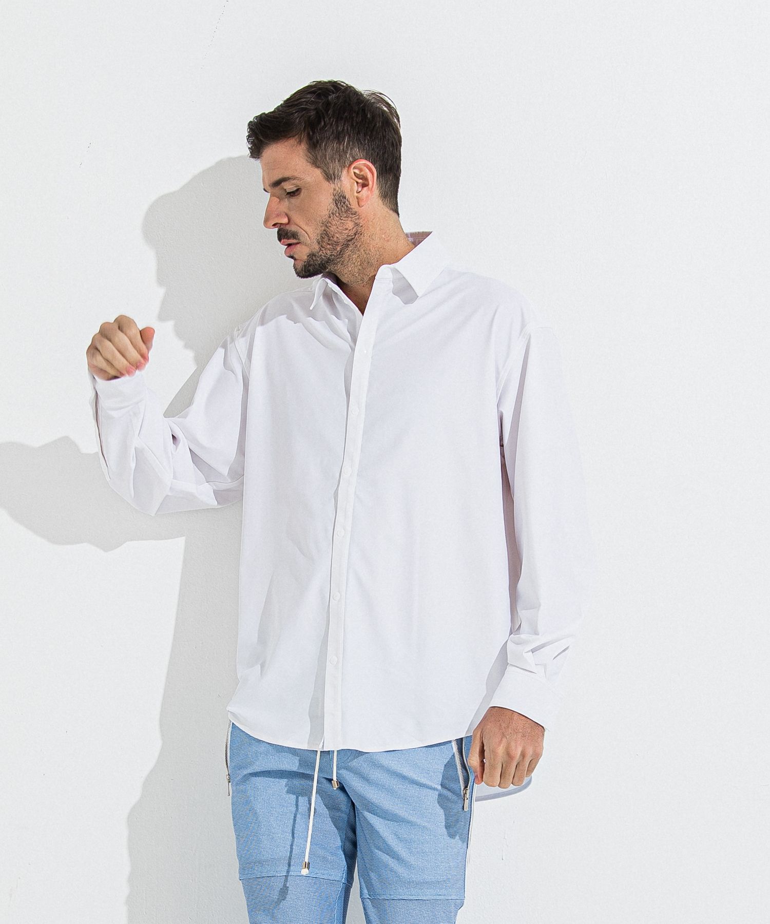 RUSH JACK SHIRTS / RC36-SH-001 / オーバーサイズラッシュガードシャツ / ホワイト