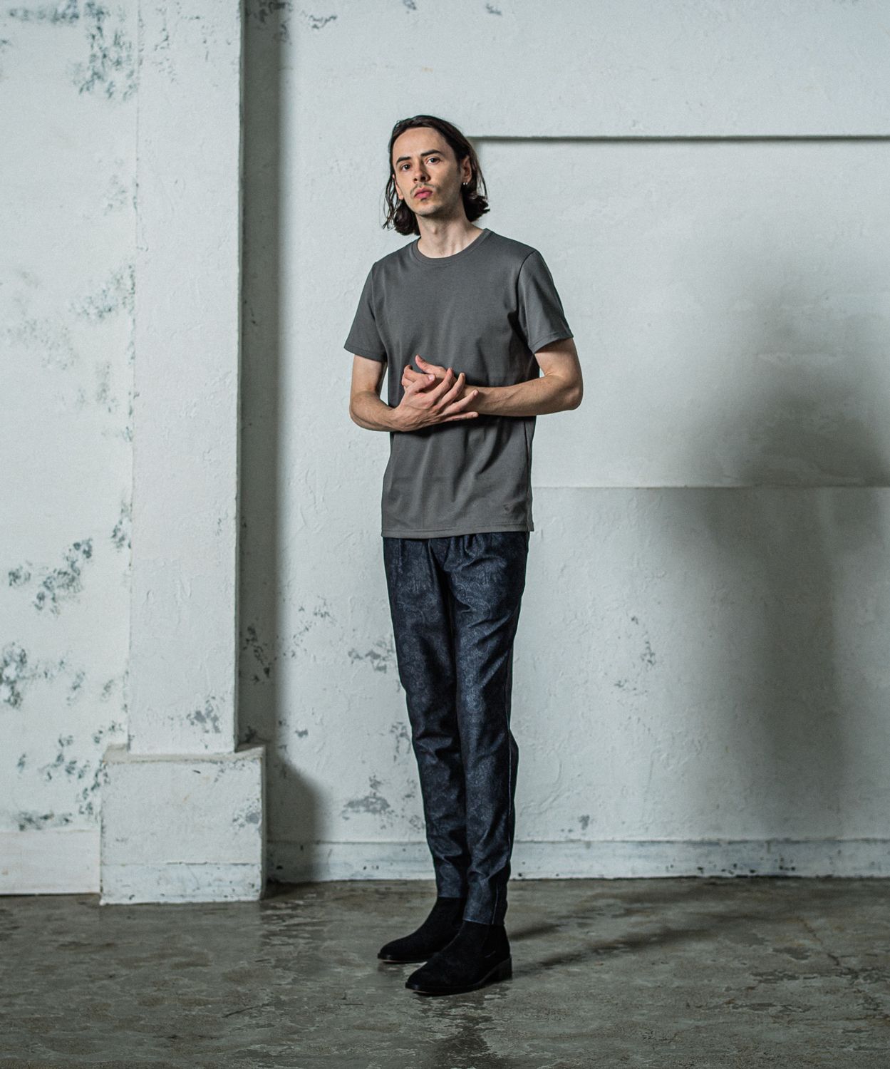 SIDE RC BASIC TEE / RC35-T-004 / サイドロゴジャストTシャツ / グレー