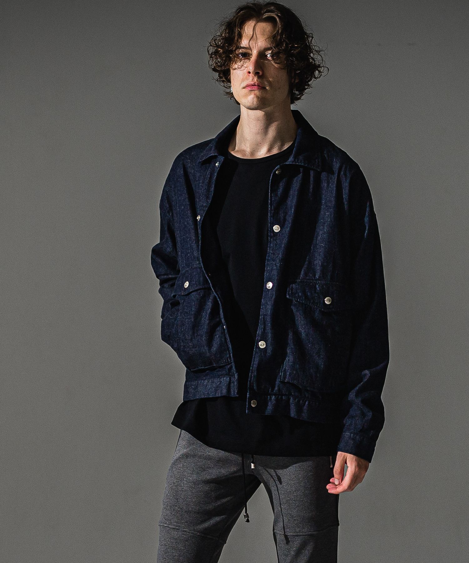 LDENIM AG FLIGHT JACKET / RC41-JK-001 / デニムフライトジャケット / インディゴワンウォッシュ (8月中旬入荷予定)