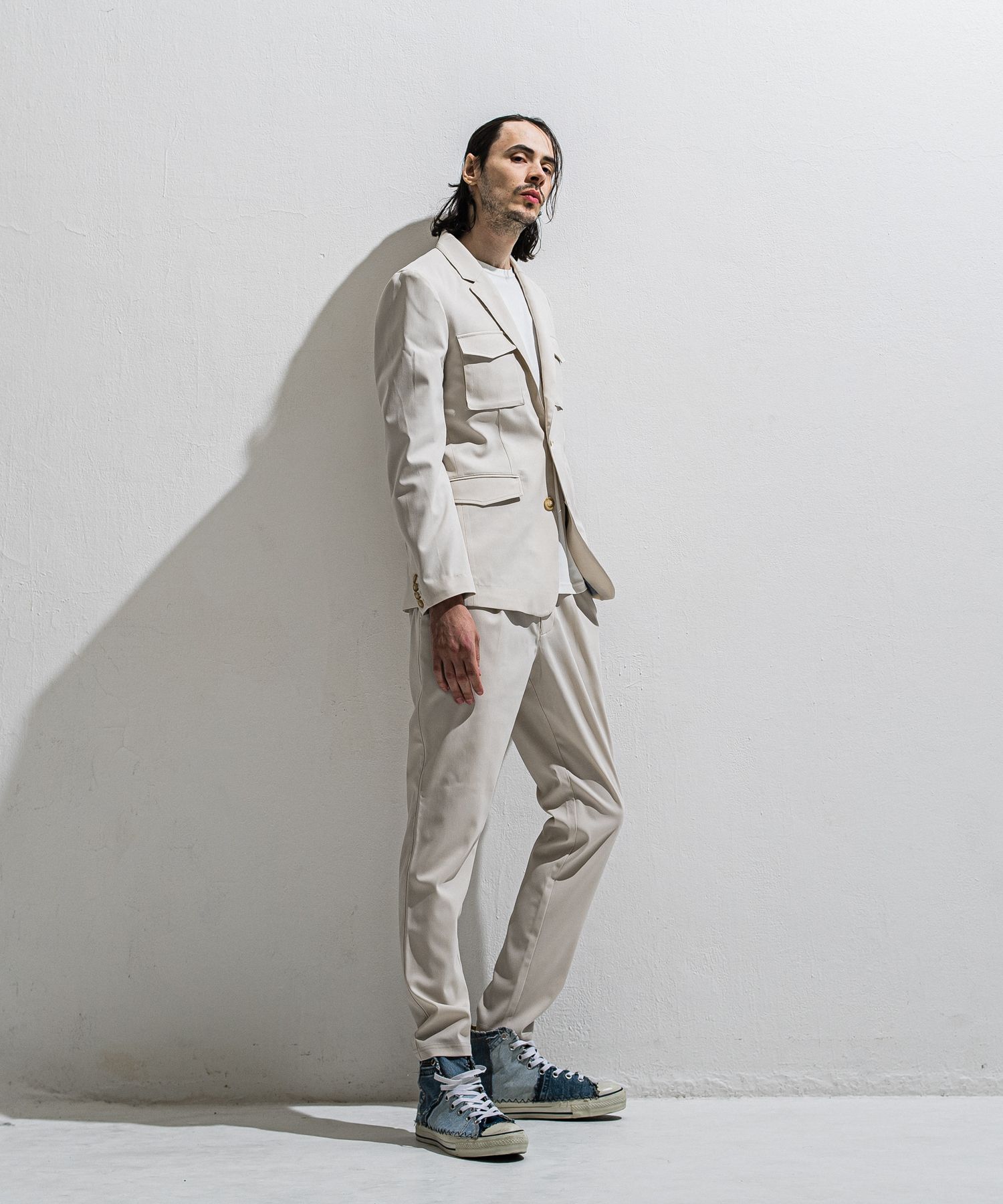 PS-65 JACKET / DP1-JK-002 / ミリタリーテーラードジャケット / ベージュ (2月中旬入荷予定)