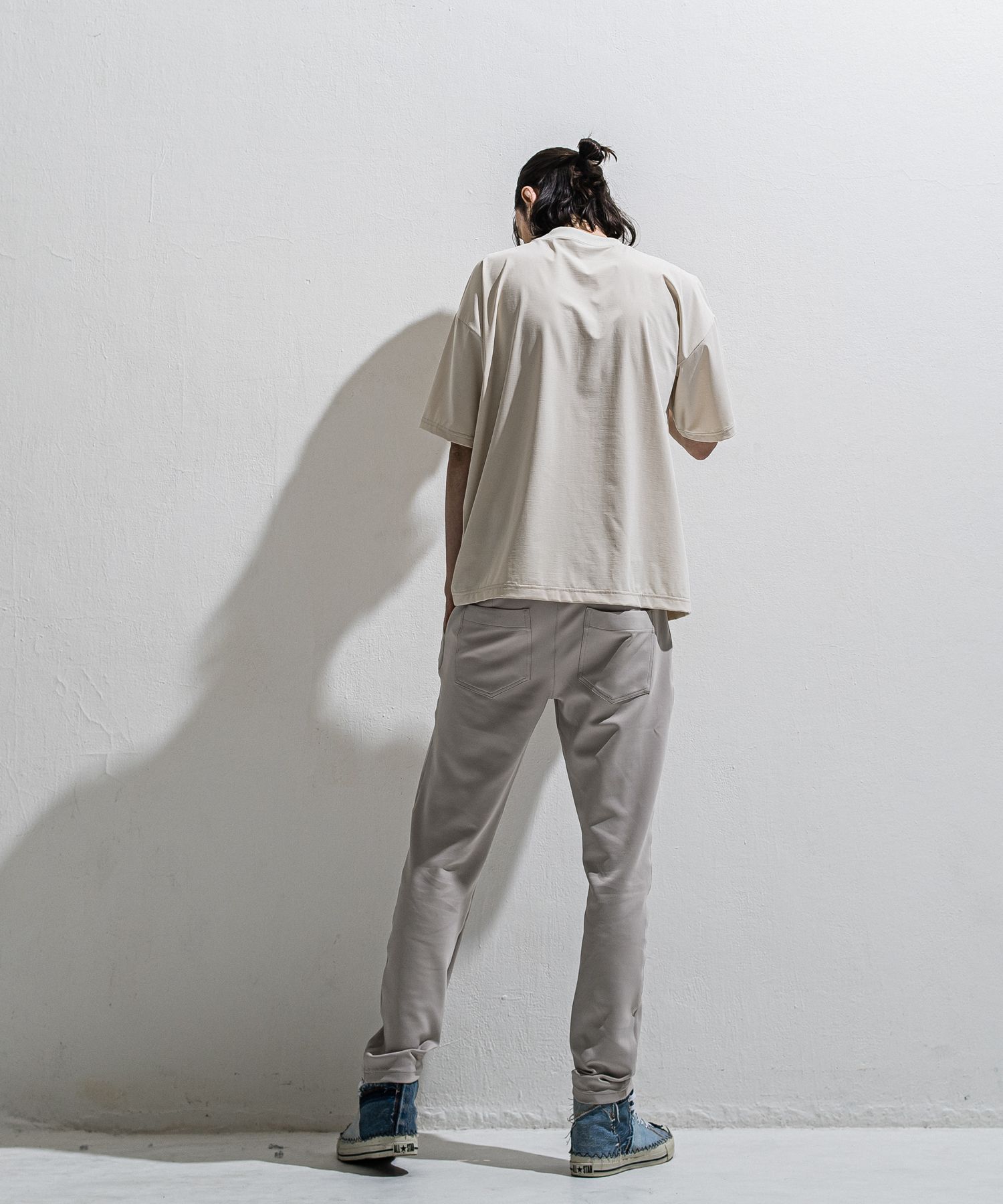 GAVIRIA DB EASY PANTS / DP1-ST-002 / ダンボールジャージイージーパンツ / グレージュ (3月中旬入荷予定)