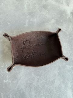 【LUKE別注】 LEATHER TRAY / レザートレイ / ブラウン
