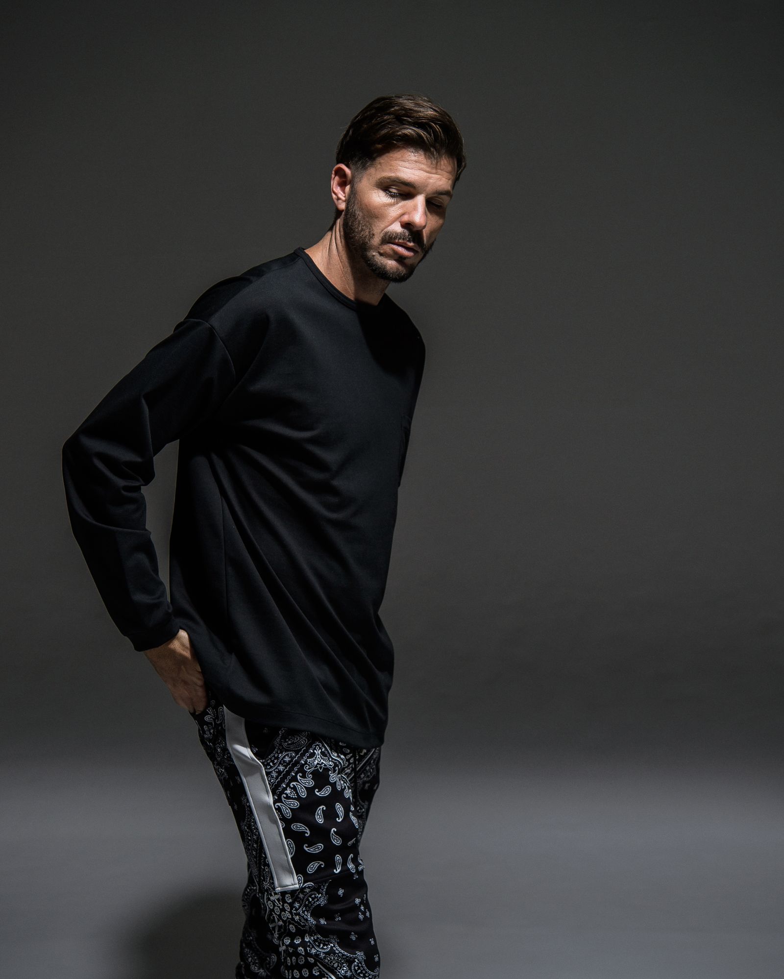 DOUBLE LOOSE POCKET LONG TEE / RC21-T-003 / ロングスリーブTシャツ