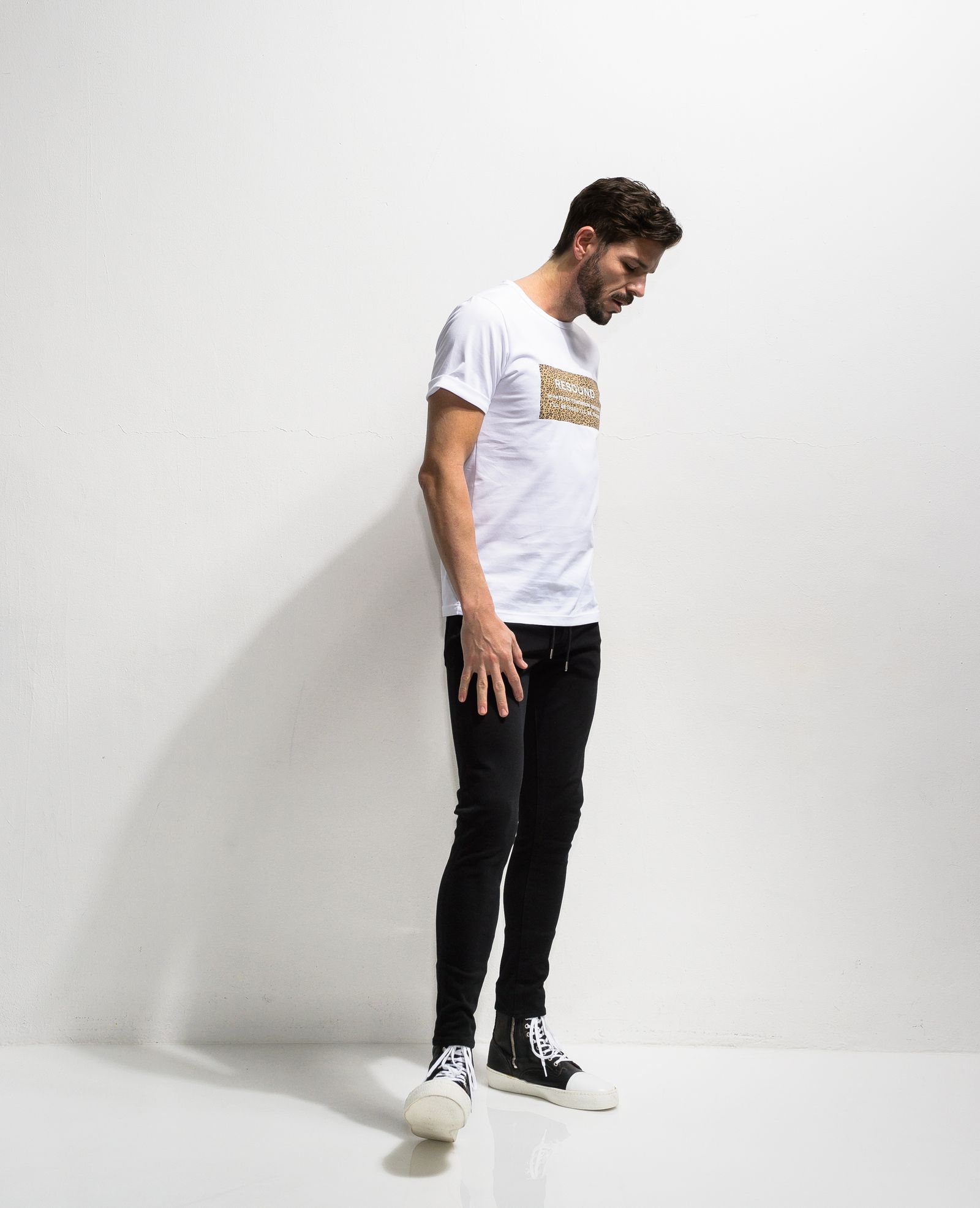 LEO BOX ROGO ROLL UP JERSEY TEE / RC20-T-004 / ボックスロゴTシャツ ※
