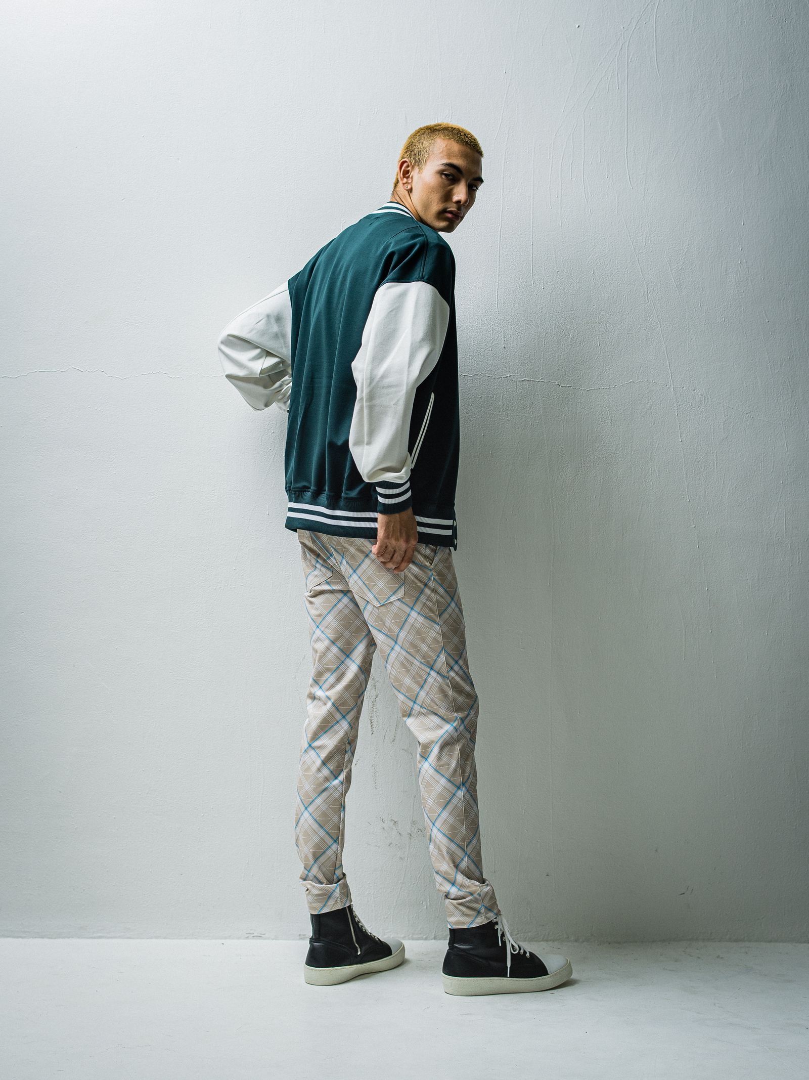 CHRIS EASY PANTS / RC27-ST-016 / チェックイージーパンツ / チェックベージュ